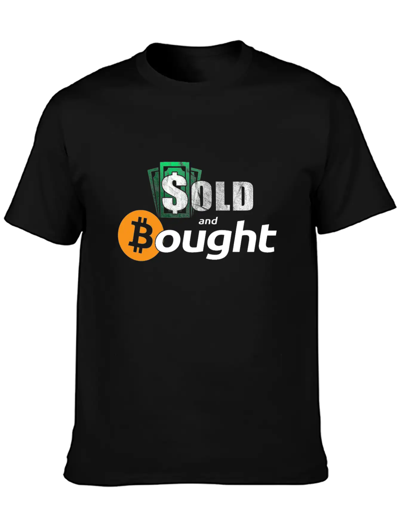 Bitcoin Bought With Fiatmoney Coin Currency Basic Graphic T-Shirt – Daily Comfort In Soft Cotton