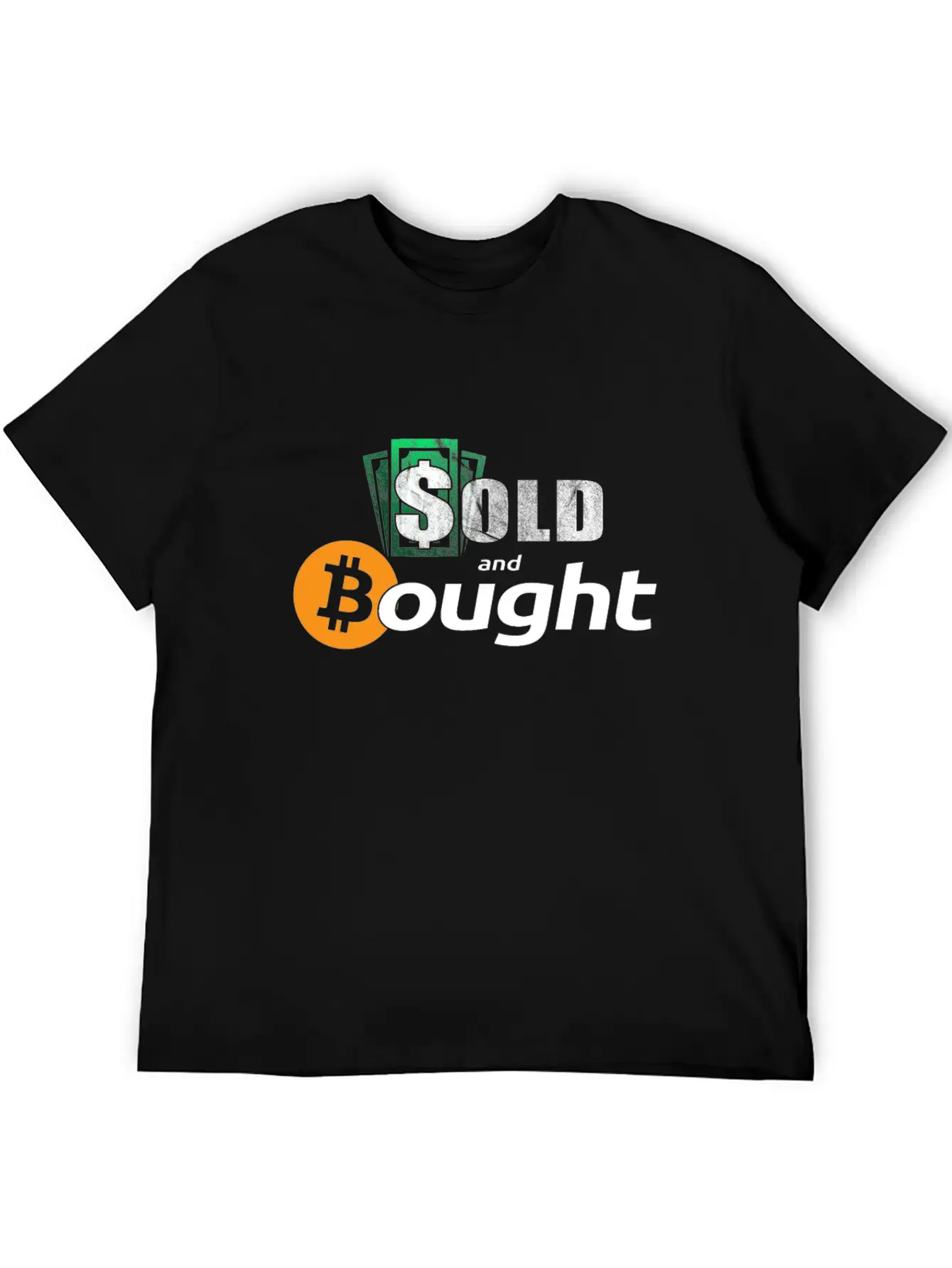 Bitcoin Bought With Fiatmoney Coin Currency Basic Graphic T-Shirt – Daily Comfort In Soft Cotton