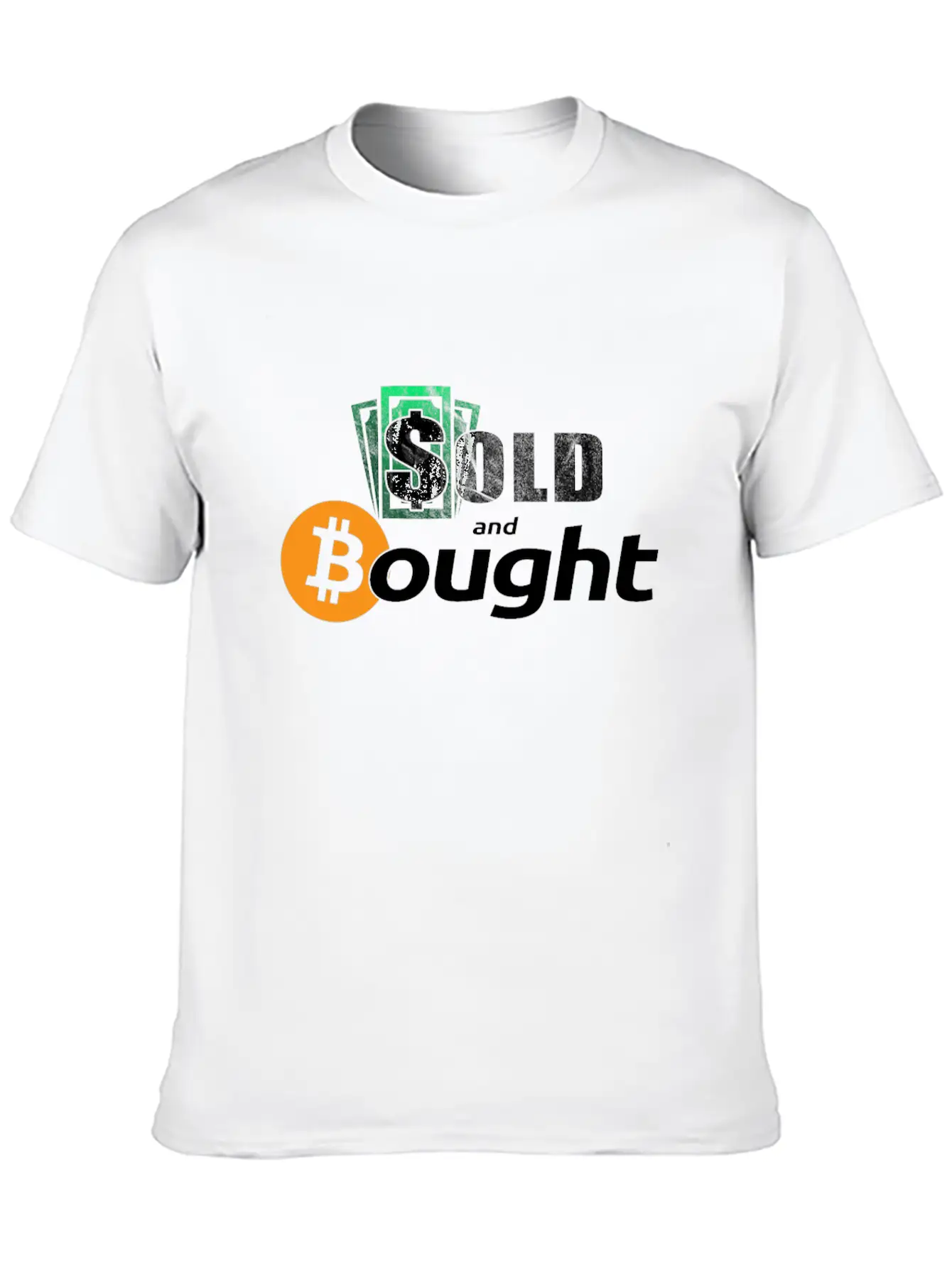 Bitcoin Bought With Fiatmoney Coin Currency Basic Graphic T-Shirt – Daily Comfort In Soft Cotton