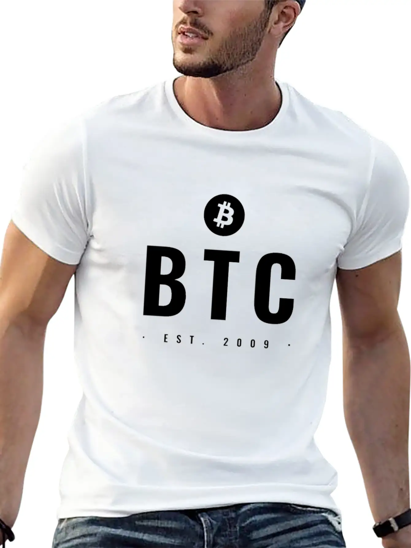 Bitcoin BTC HODL Stylish Everyday T-Shirt – Unisex Basic Cotton Tee