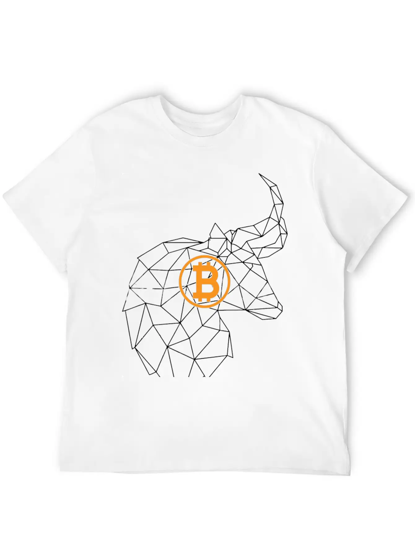 Bitcoin Bull Unisex Short Sleeve Soft Cotton T-Shirt – Casual Everyday Wear