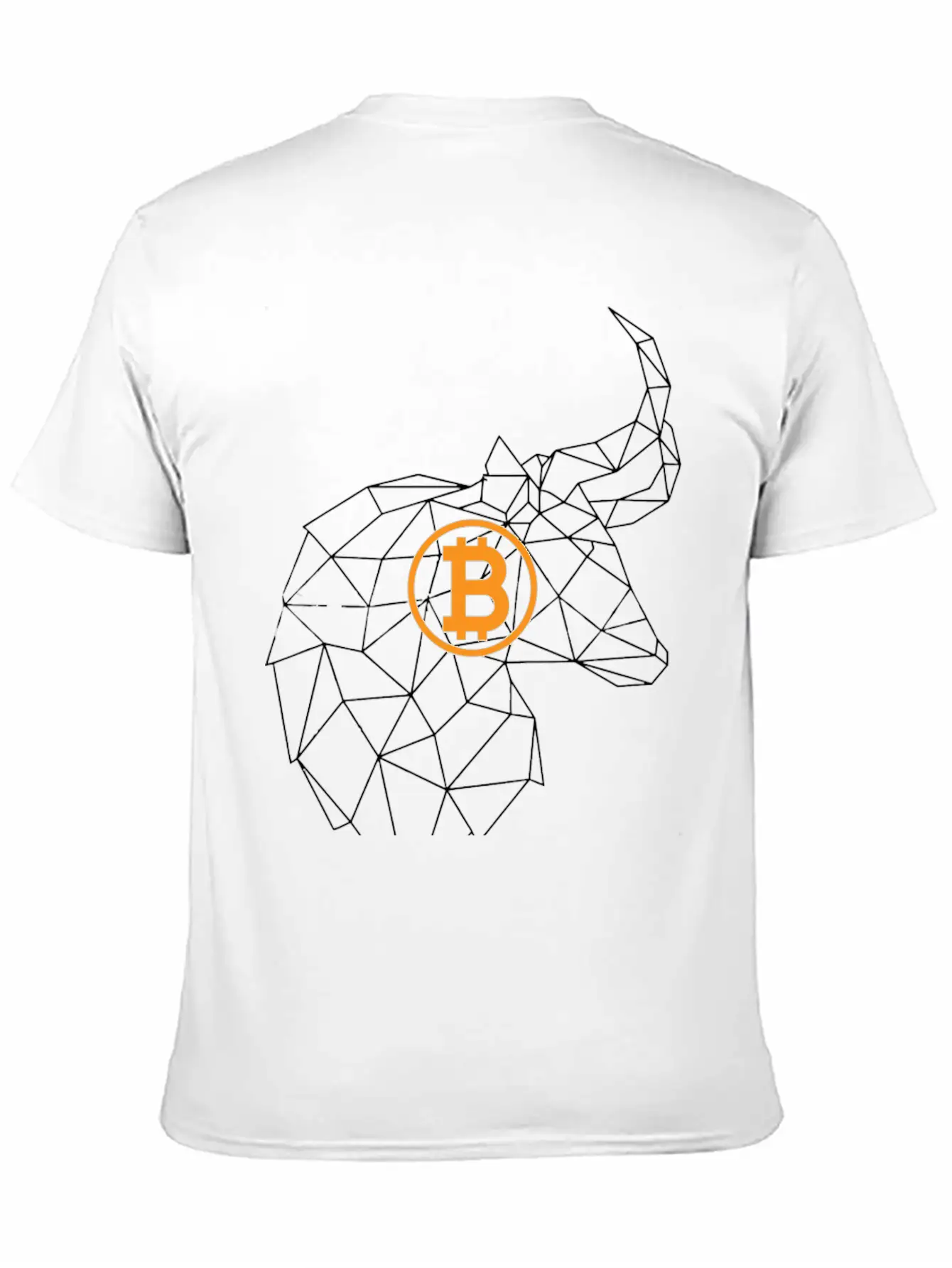 Bitcoin Bull Unisex Short Sleeve Soft Cotton T-Shirt – Casual Everyday Wear