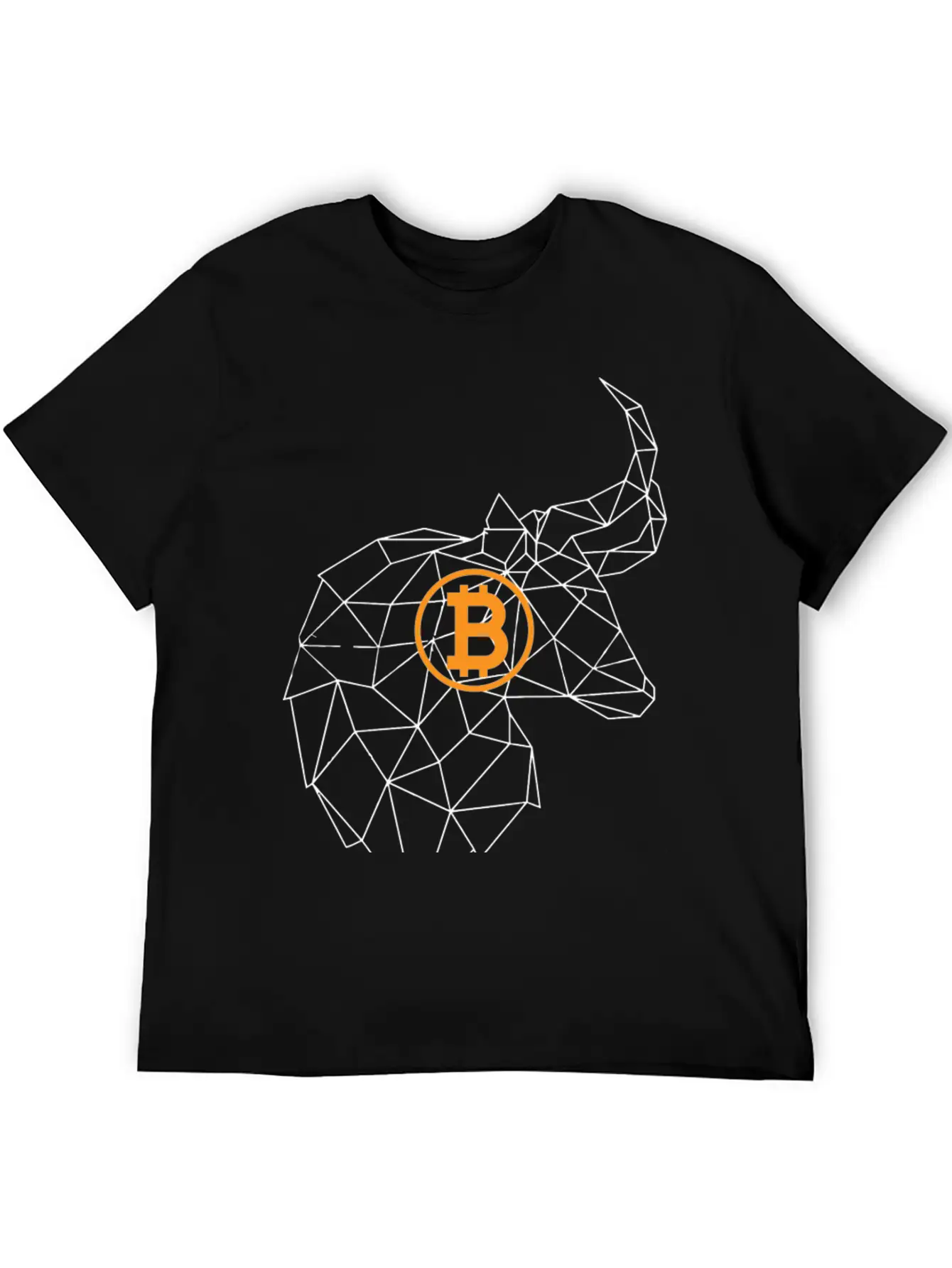 Bitcoin Bull Unisex Short Sleeve Soft Cotton T-Shirt – Casual Everyday Wear