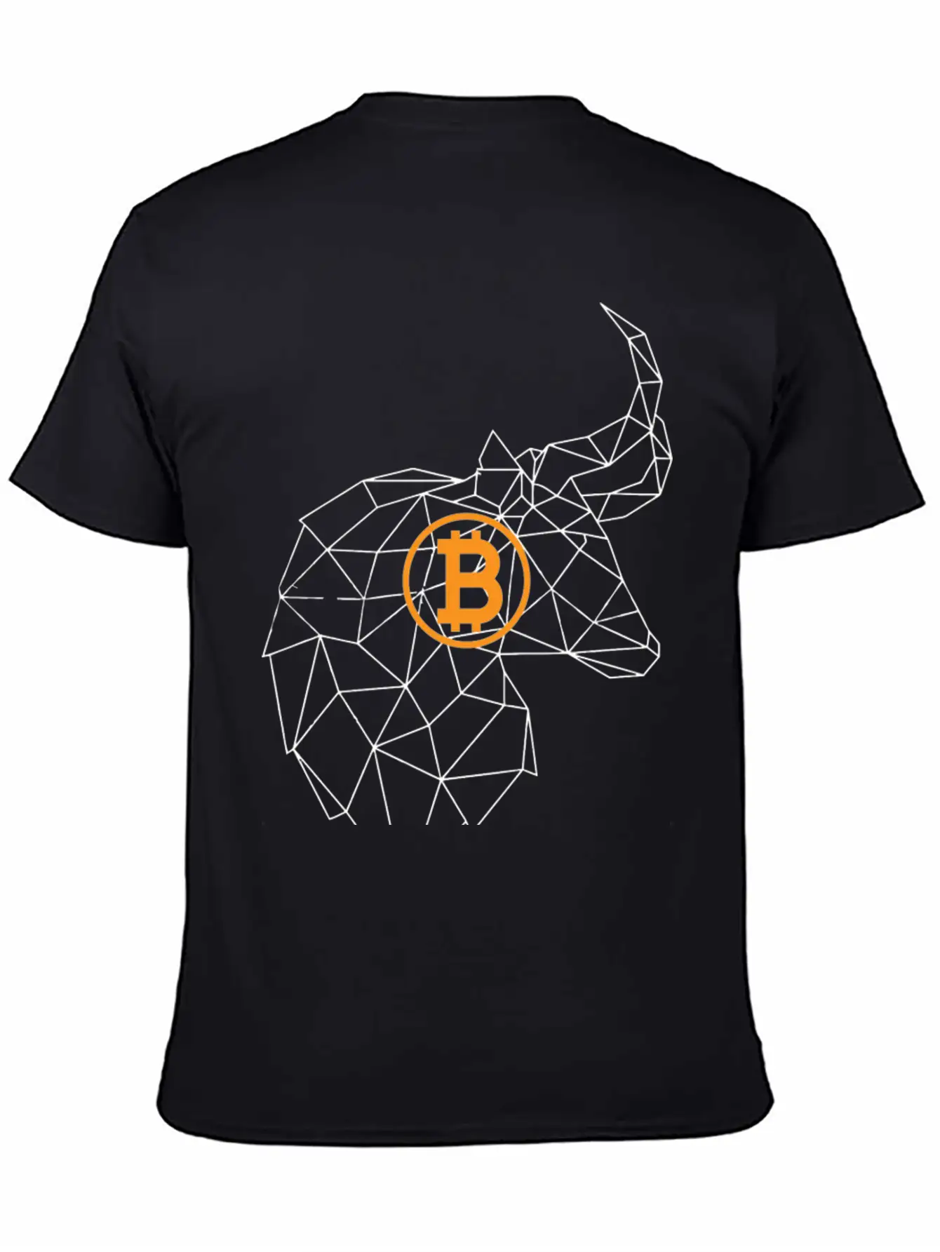 Bitcoin Bull Unisex Short Sleeve Soft Cotton T-Shirt – Casual Everyday Wear