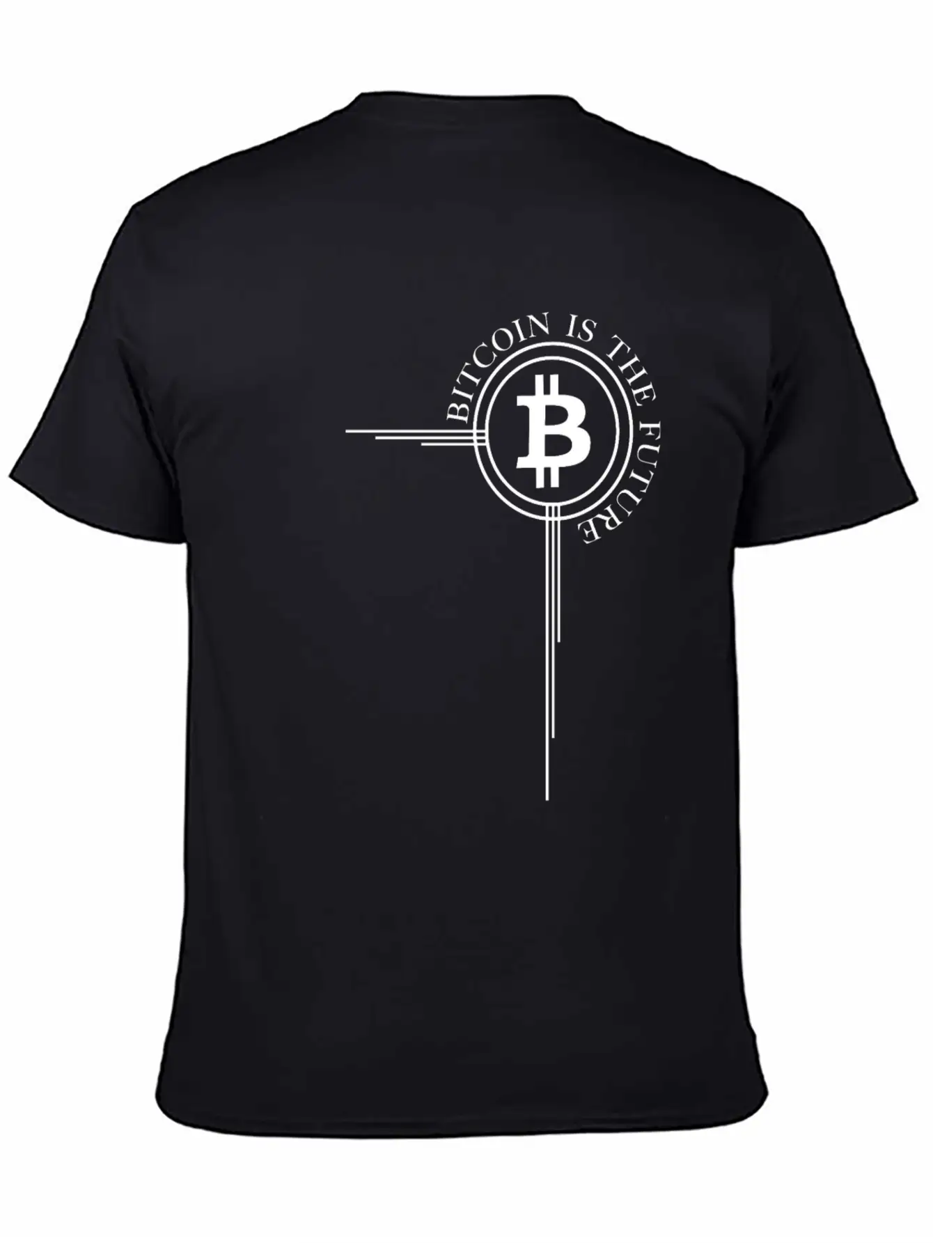 Bitcoin Cross Bitcoin Is The Future Cryptocurrency Timeless Short Sleeve Tee – Comfy And Minimalist Design