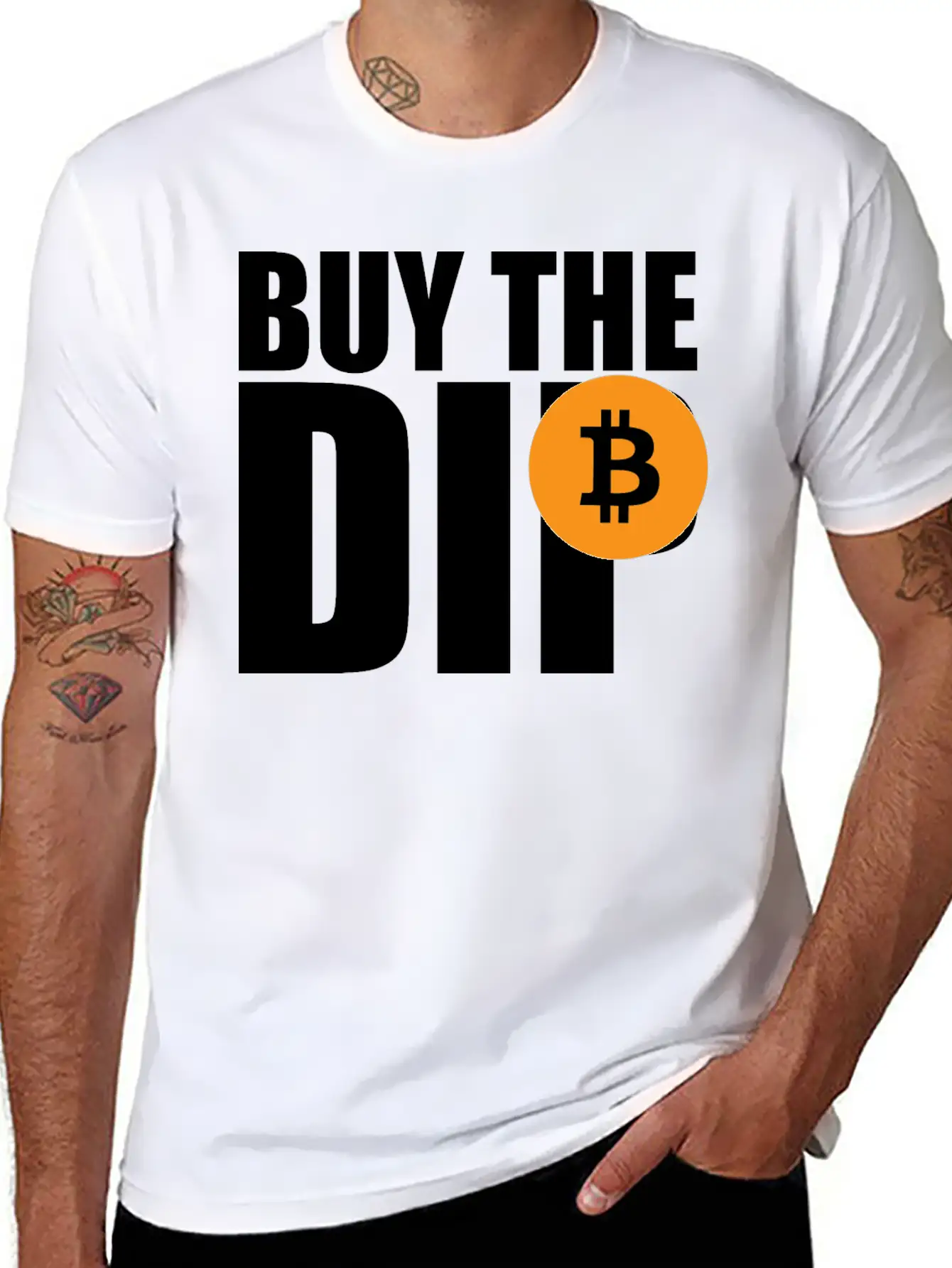Bitcoin Crypto Blockchain Cryptocurrency BTC Lover Unisex Short Sleeve Soft Cotton T-Shirt – Casual Everyday Wear