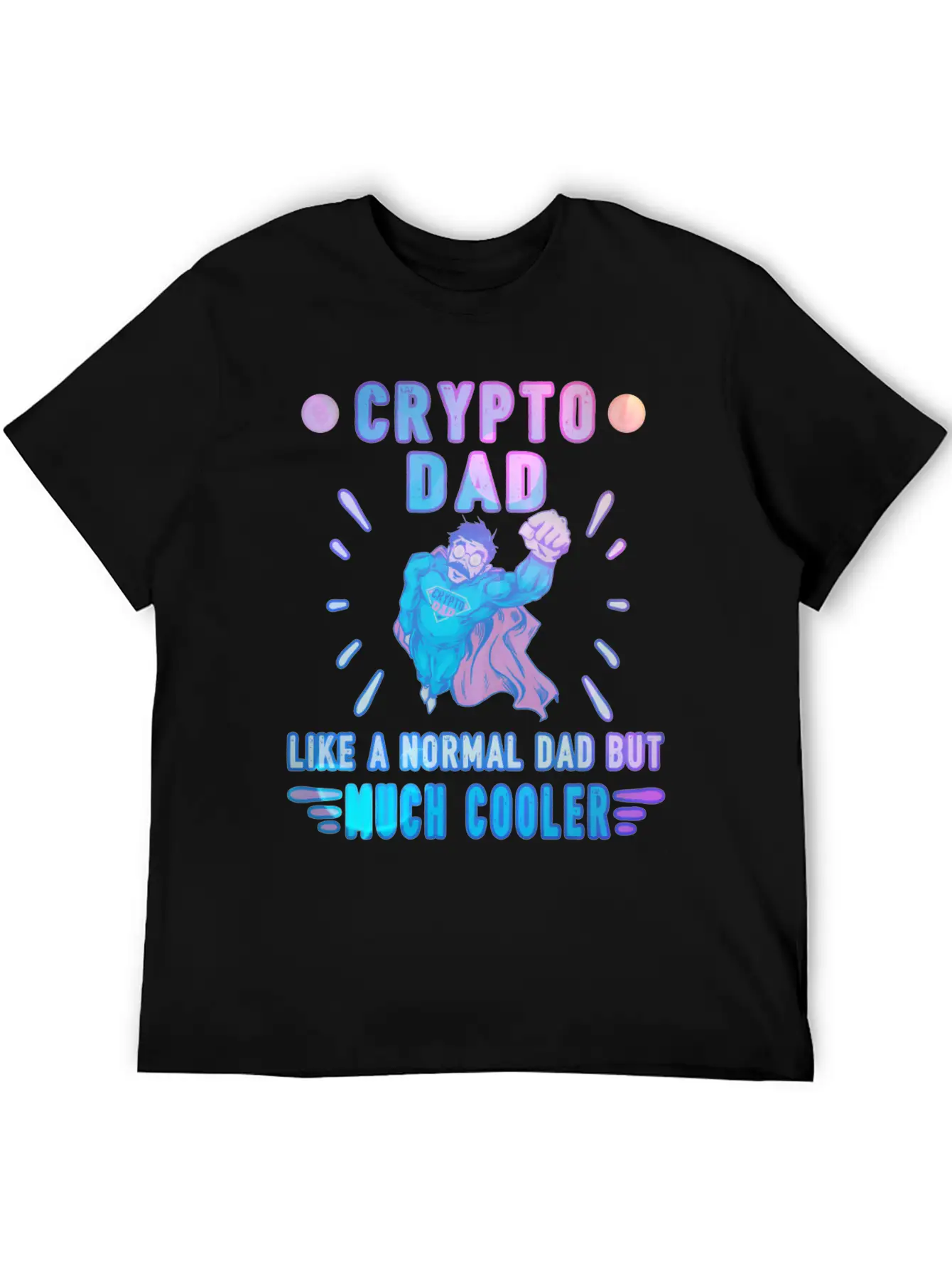 Bitcoin Crypto Father Dad Trader Crypto Stylish Everyday T-Shirt – Unisex Basic Cotton Tee