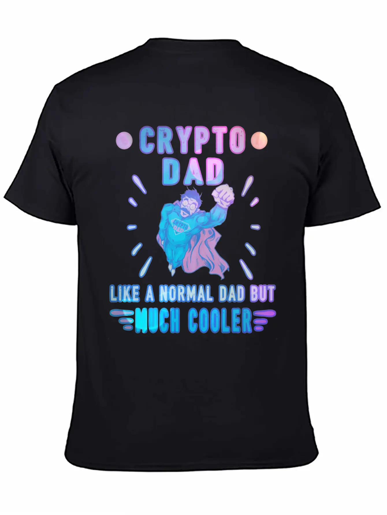 Bitcoin Crypto Father Dad Trader Crypto Stylish Everyday T-Shirt – Unisex Basic Cotton Tee