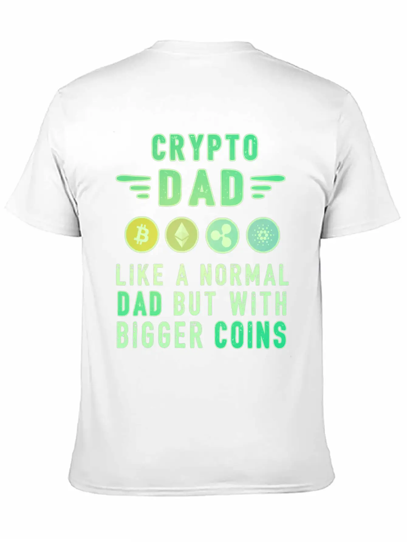 Bitcoin Crypto Father Dad Trader Crypto Timeless Short Sleeve Tee – Comfy And Minimalist Design
