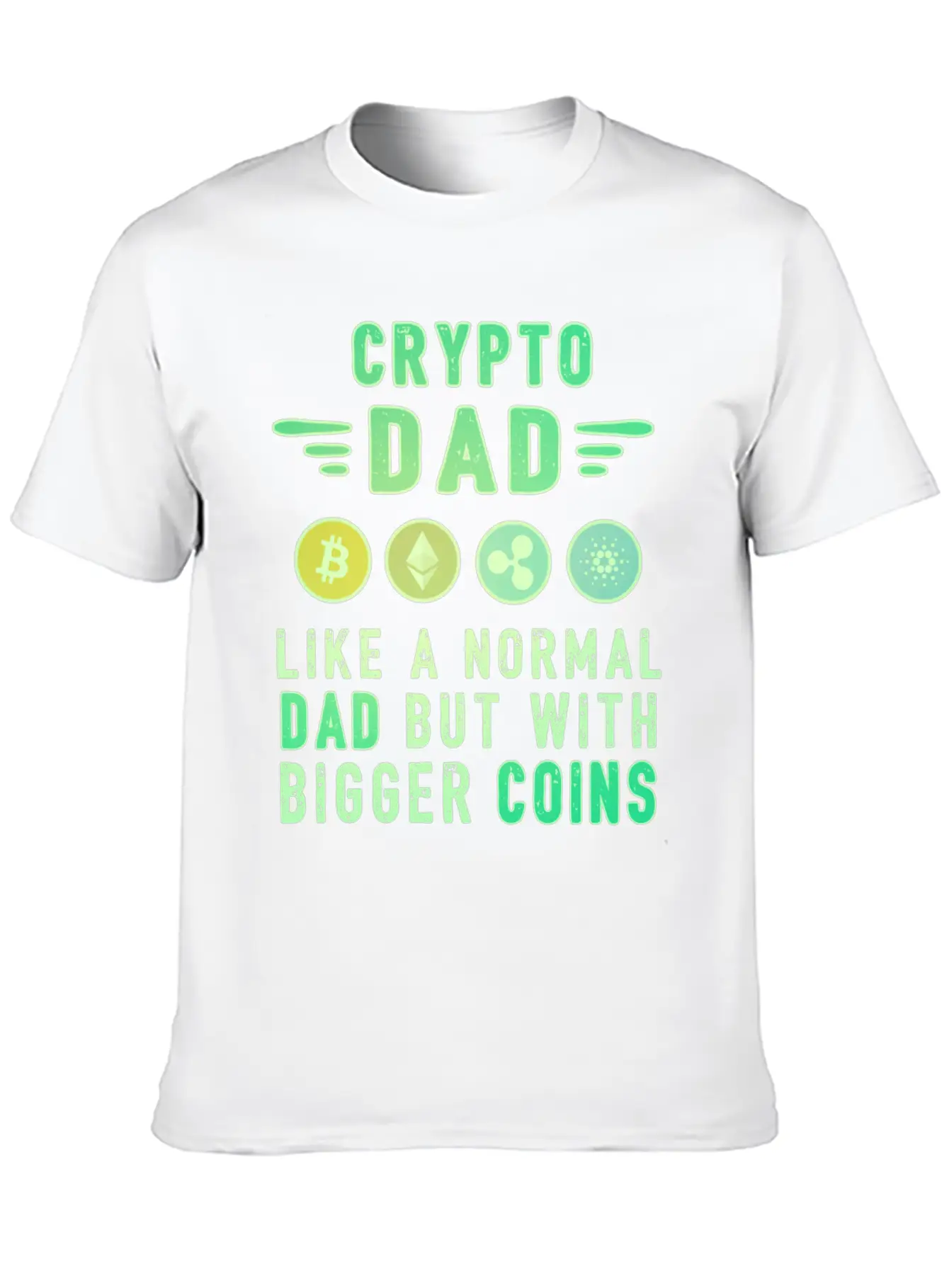 Bitcoin Crypto Father Dad Trader Crypto Timeless Short Sleeve Tee – Comfy And Minimalist Design
