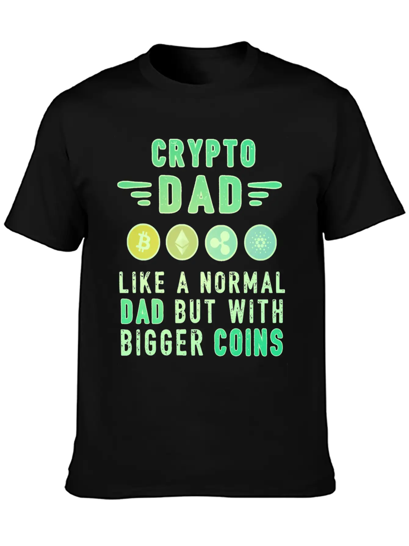 Bitcoin Crypto Father Dad Trader Crypto Timeless Short Sleeve Tee – Comfy And Minimalist Design