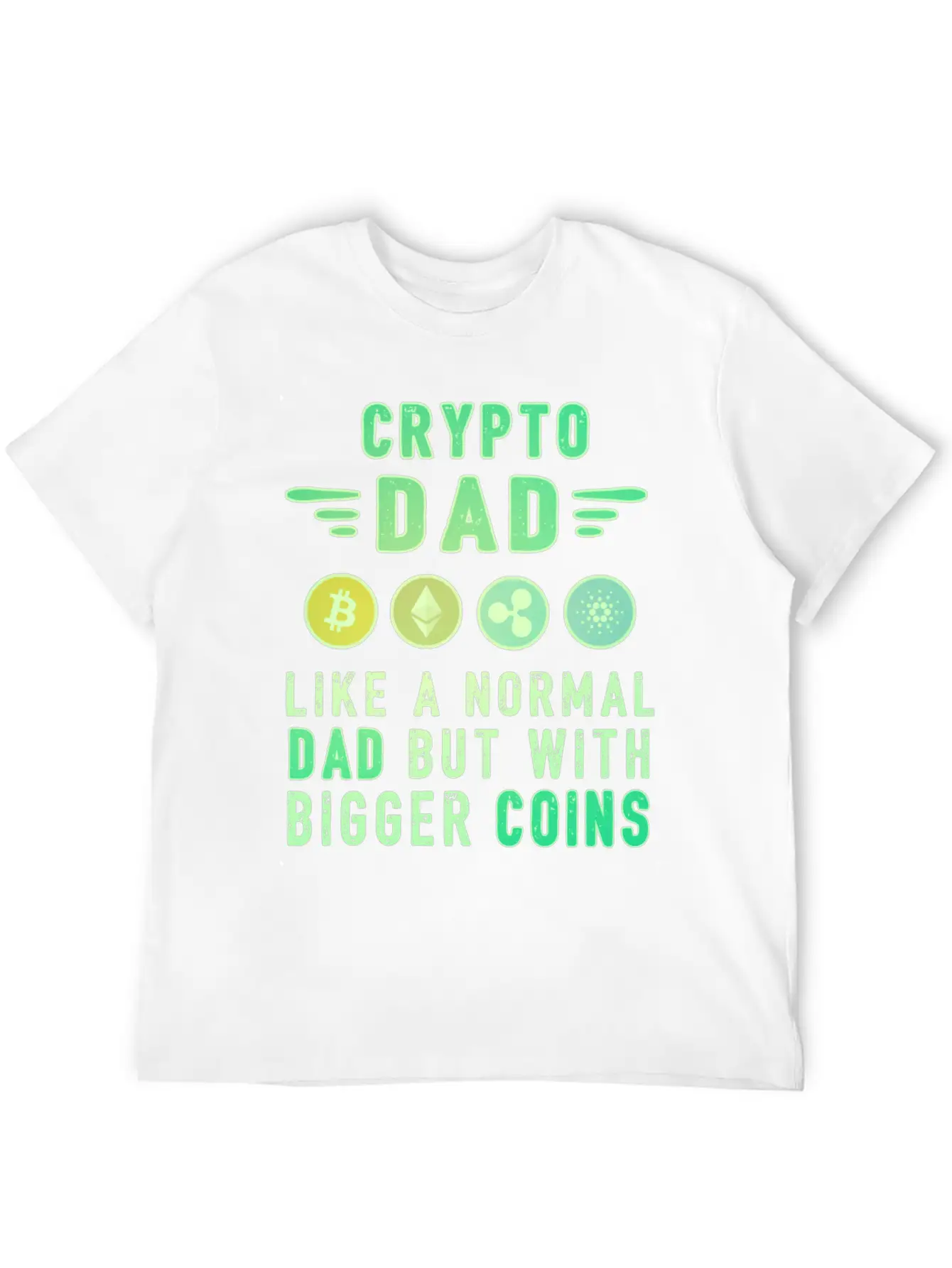 Bitcoin Crypto Father Dad Trader Crypto Timeless Short Sleeve Tee – Comfy And Minimalist Design