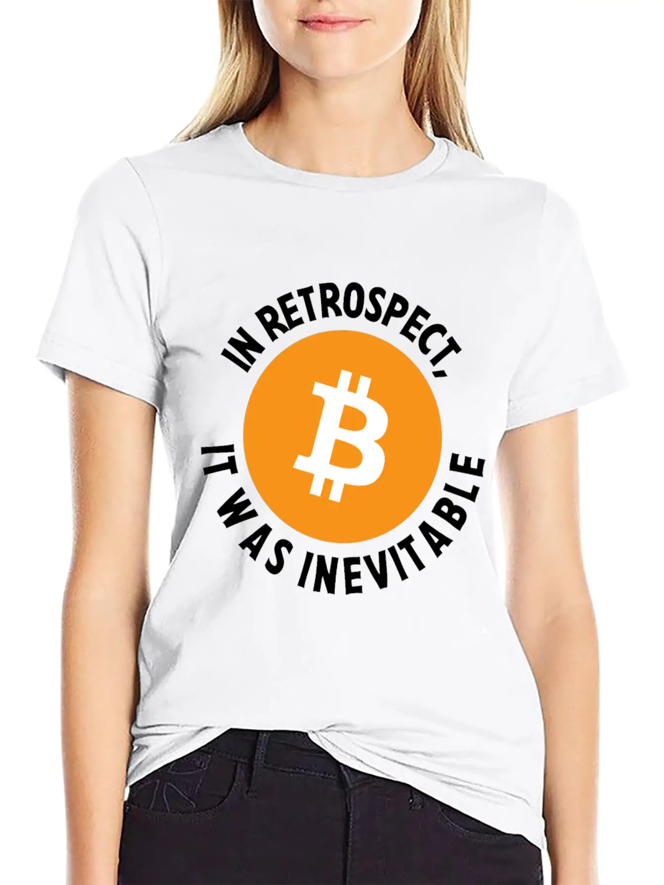 Bitcoin Crypto In Retrospect, It Was Inevitable - Comfortable Minimalist Graphic Tee – Summer Style Essential