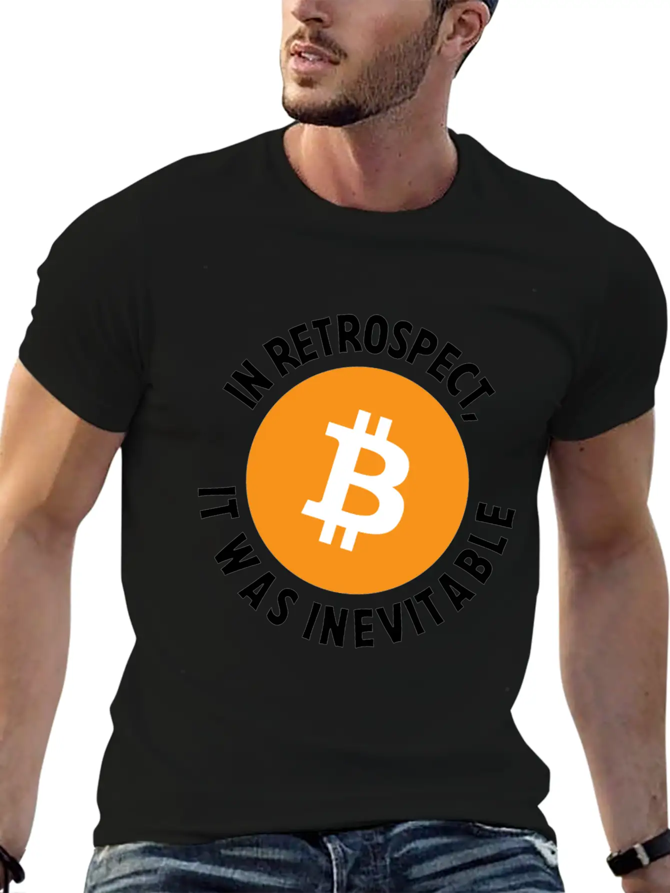 Bitcoin Crypto In Retrospect, It Was Inevitable - Comfortable Minimalist Graphic Tee – Summer Style Essential