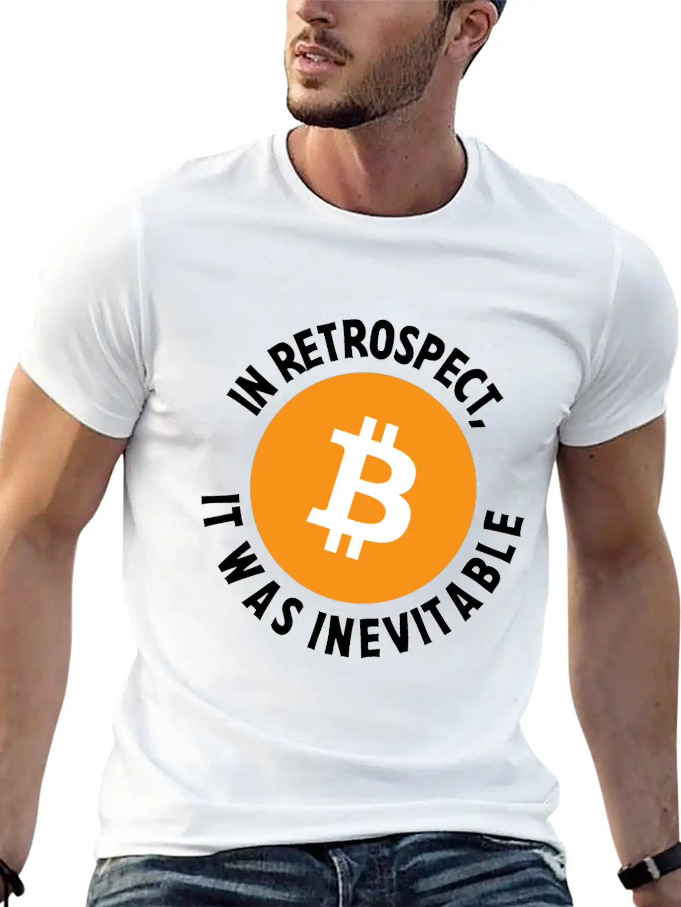 Bitcoin Crypto In Retrospect, It Was Inevitable - Comfortable Minimalist Graphic Tee – Summer Style Essential