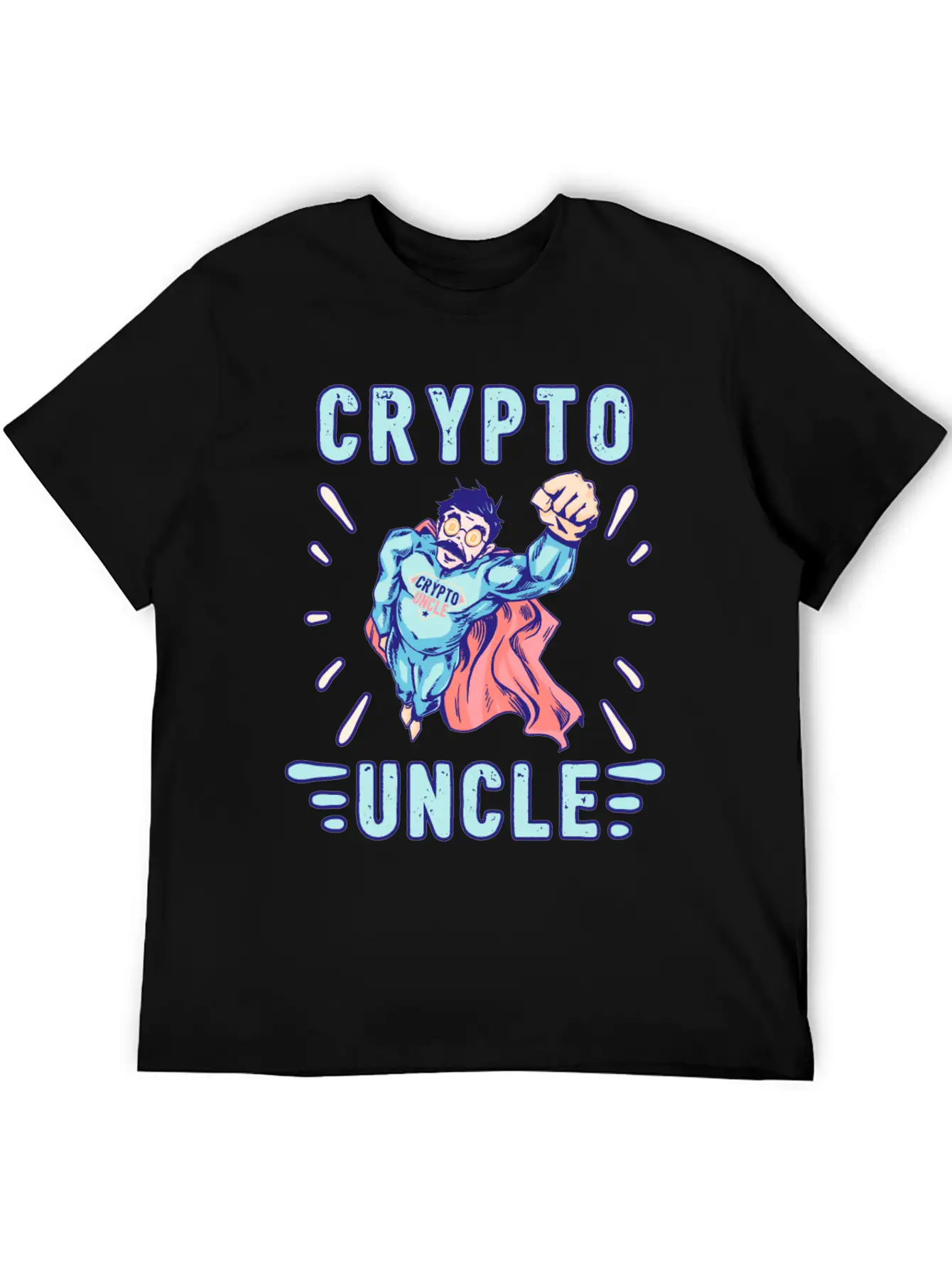 Bitcoin Crypto Uncle Cool Trader Crypto Essential Unisex Summer Tee – Soft Cotton Casual Fit