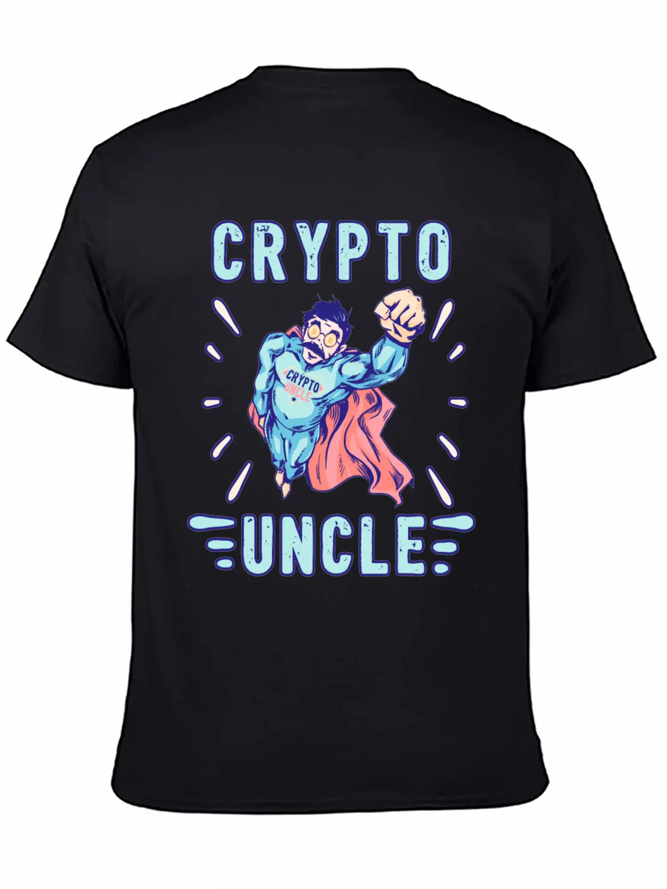 Bitcoin Crypto Uncle Cool Trader Crypto Essential Unisex Summer Tee – Soft Cotton Casual Fit