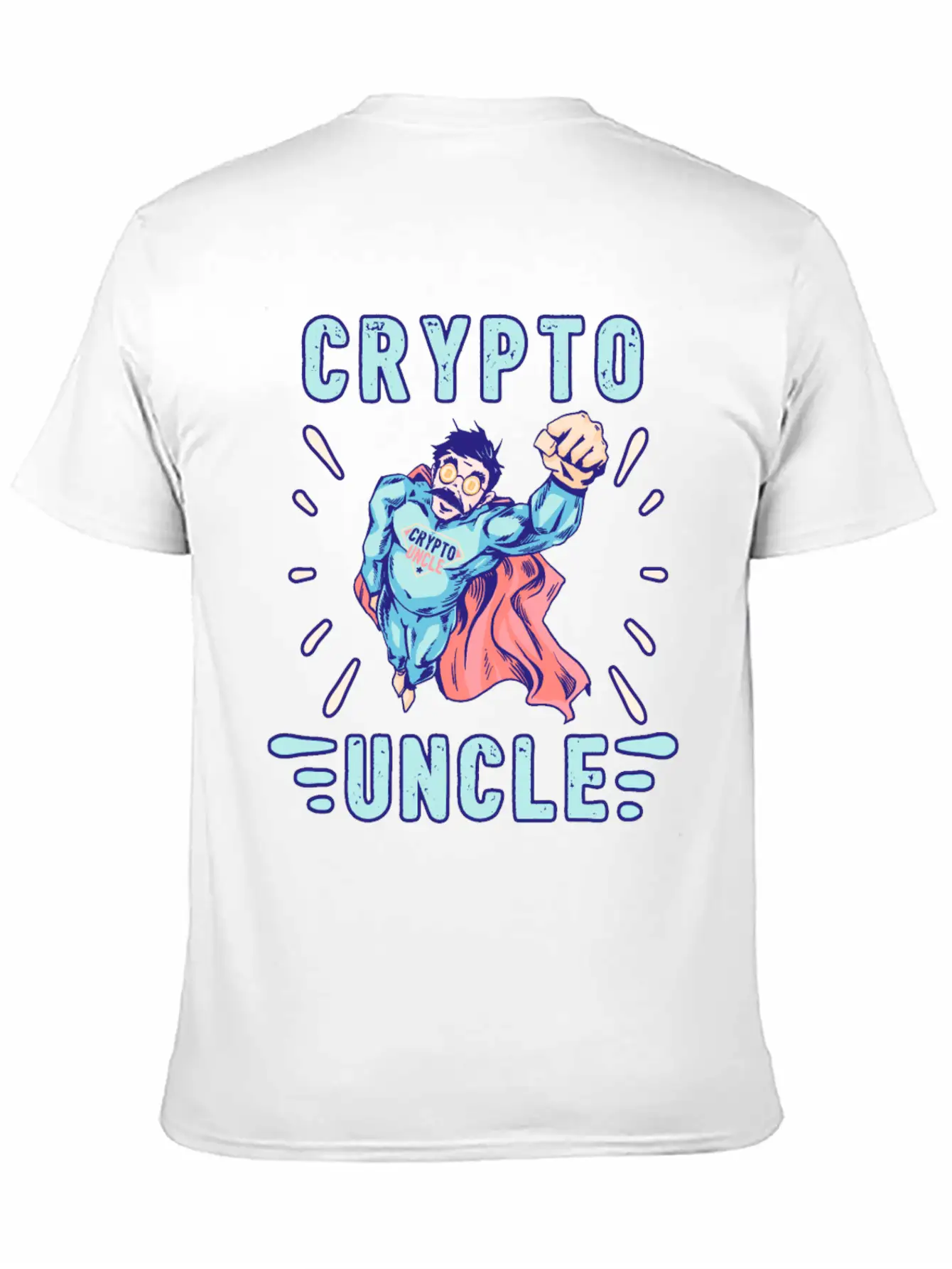Bitcoin Crypto Uncle Cool Trader Crypto Essential Unisex Summer Tee – Soft Cotton Casual Fit