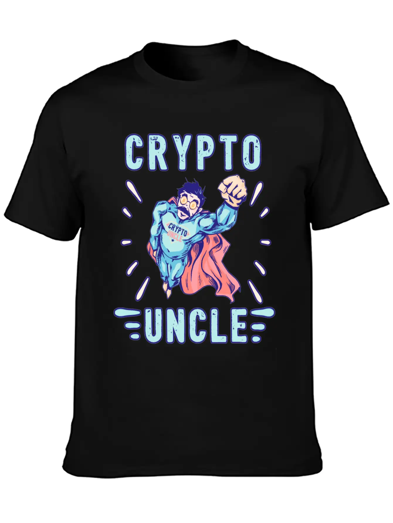 Bitcoin Crypto Uncle Cool Trader Crypto Essential Unisex Summer Tee – Soft Cotton Casual Fit