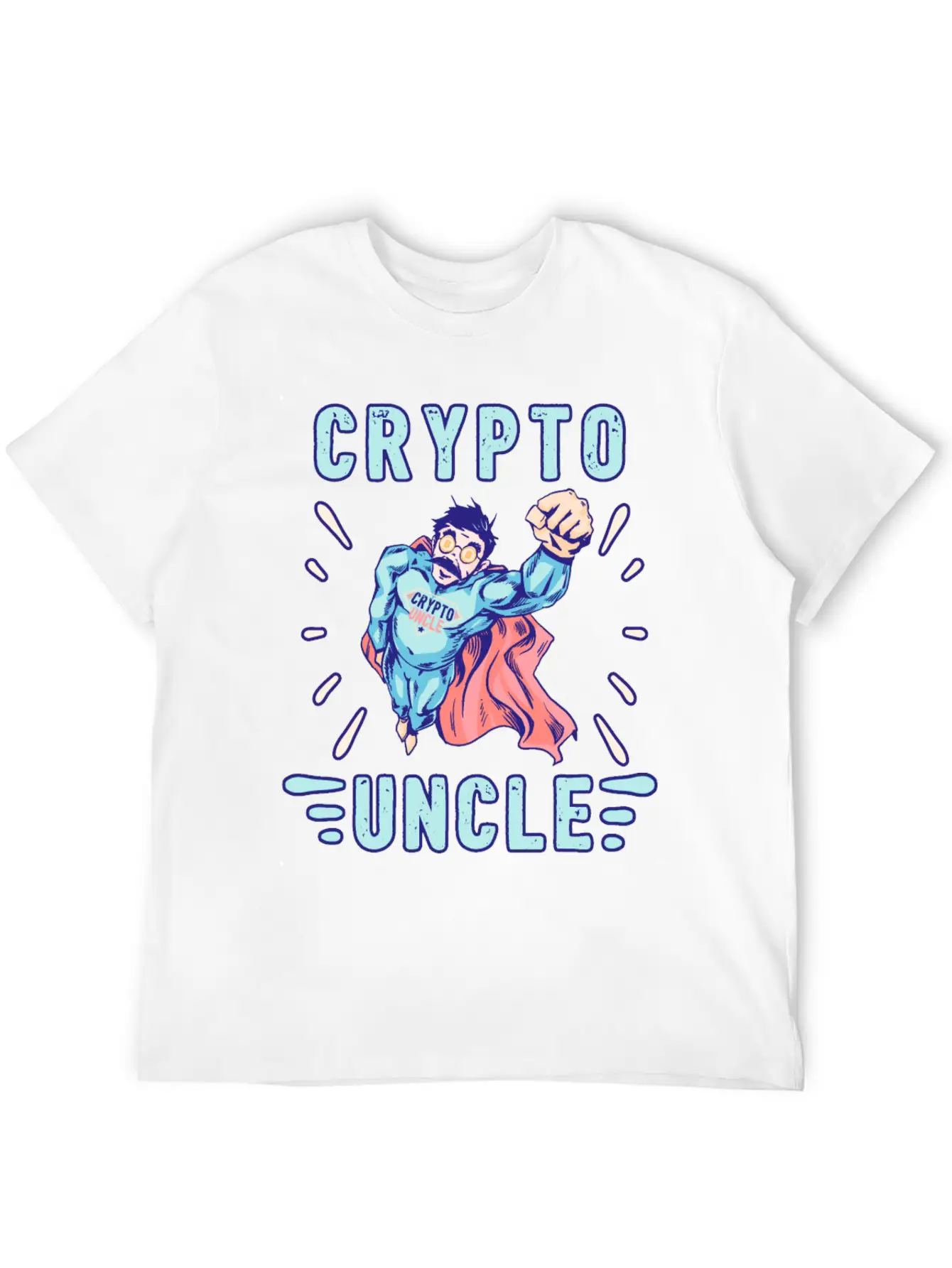 Bitcoin Crypto Uncle Cool Trader Crypto Essential Unisex Summer Tee – Soft Cotton Casual Fit
