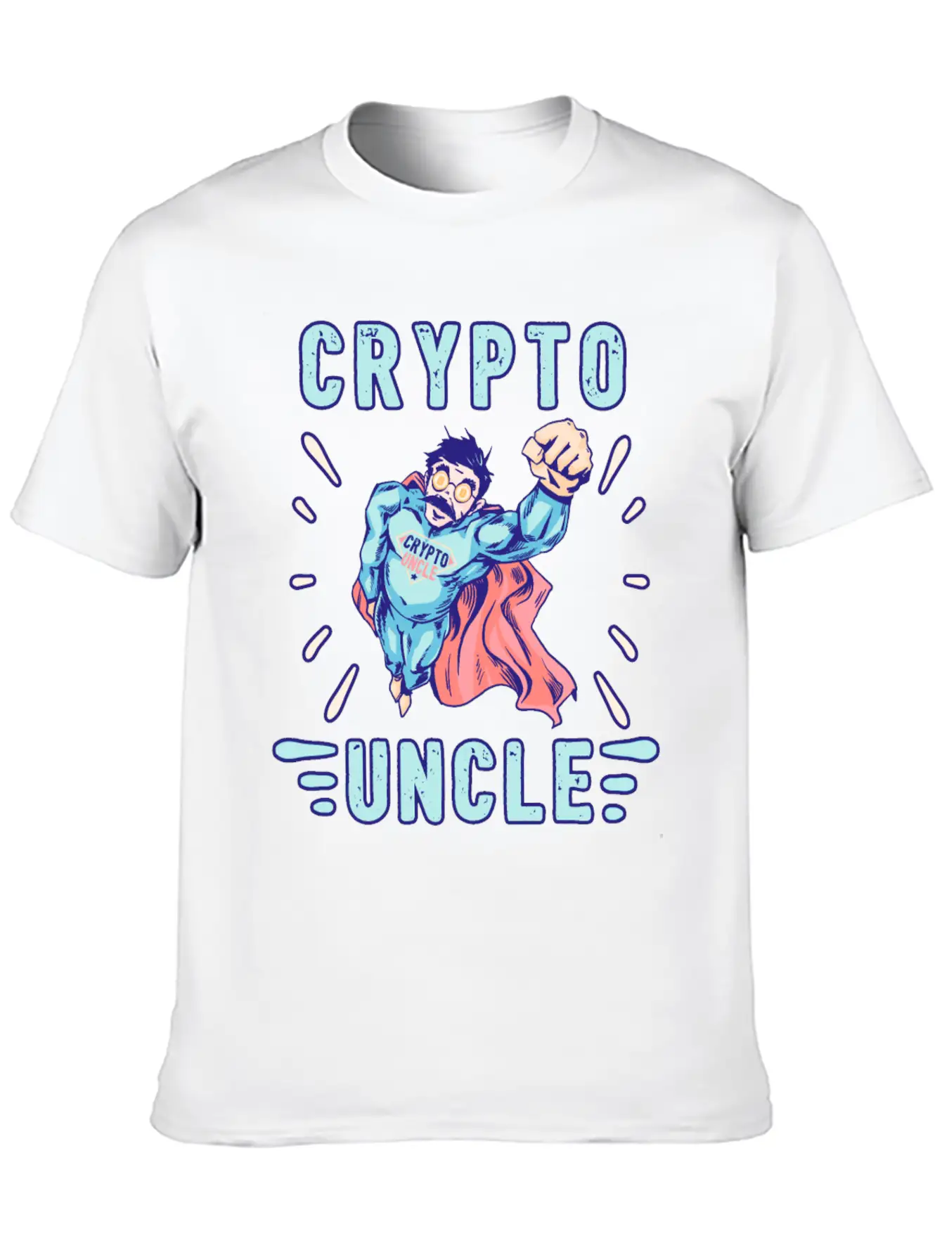 Bitcoin Crypto Uncle Cool Trader Crypto Essential Unisex Summer Tee – Soft Cotton Casual Fit