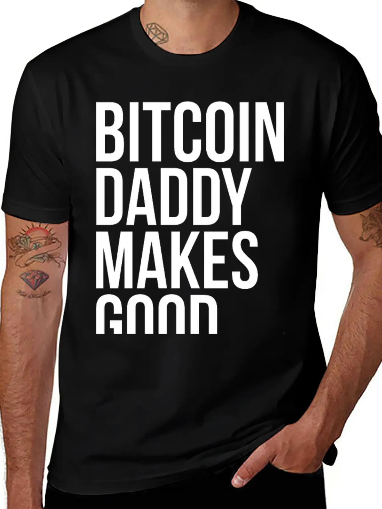 Bitcoin Daddy,Crypto Investor,BTC Trader,Money Essential Unisex Summer Tee – Soft Cotton Casual Fit
