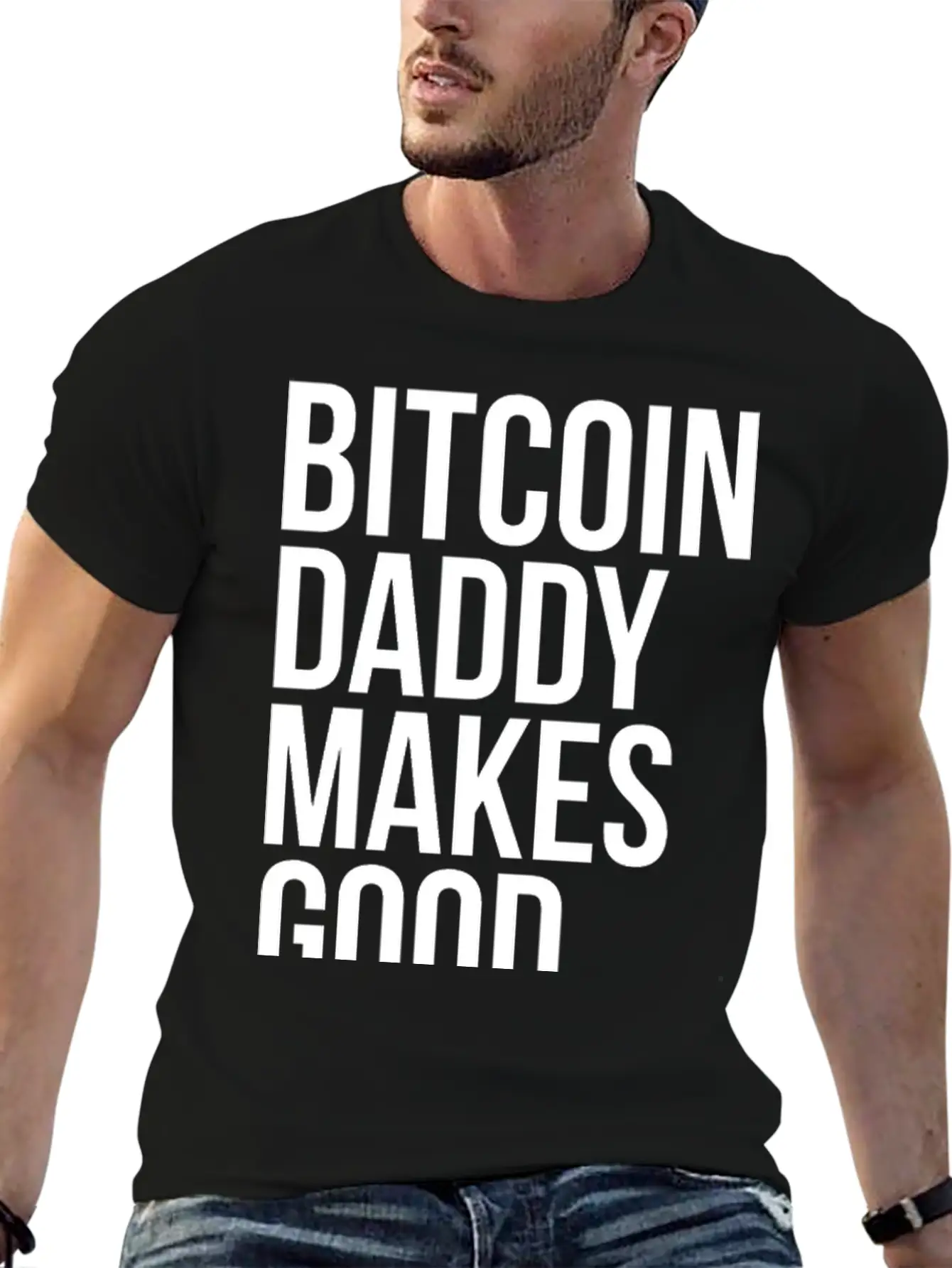 Bitcoin Daddy,Crypto Investor,BTC Trader,Money Essential Unisex Summer Tee – Soft Cotton Casual Fit