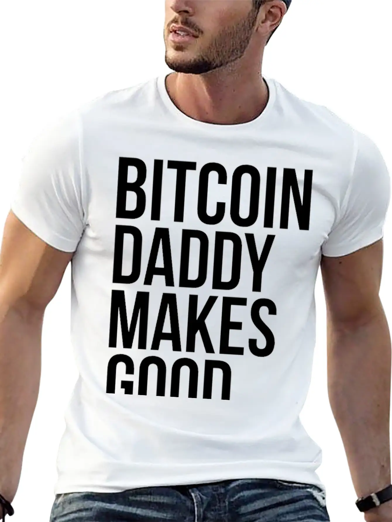 Bitcoin Daddy,Crypto Investor,BTC Trader,Money Essential Unisex Summer Tee – Soft Cotton Casual Fit