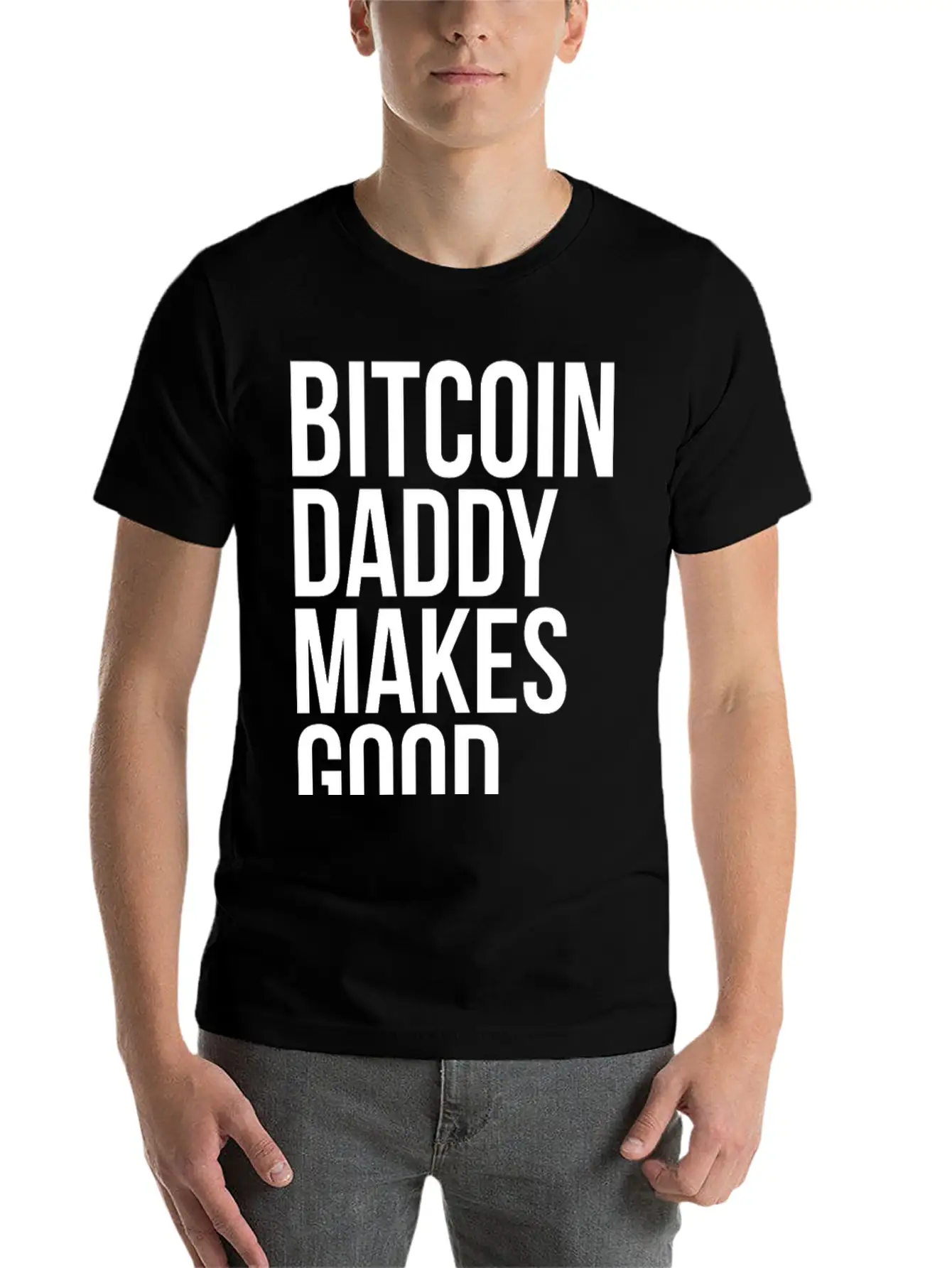 Bitcoin Daddy,Crypto Investor,BTC Trader,Money Essential Unisex Summer Tee – Soft Cotton Casual Fit