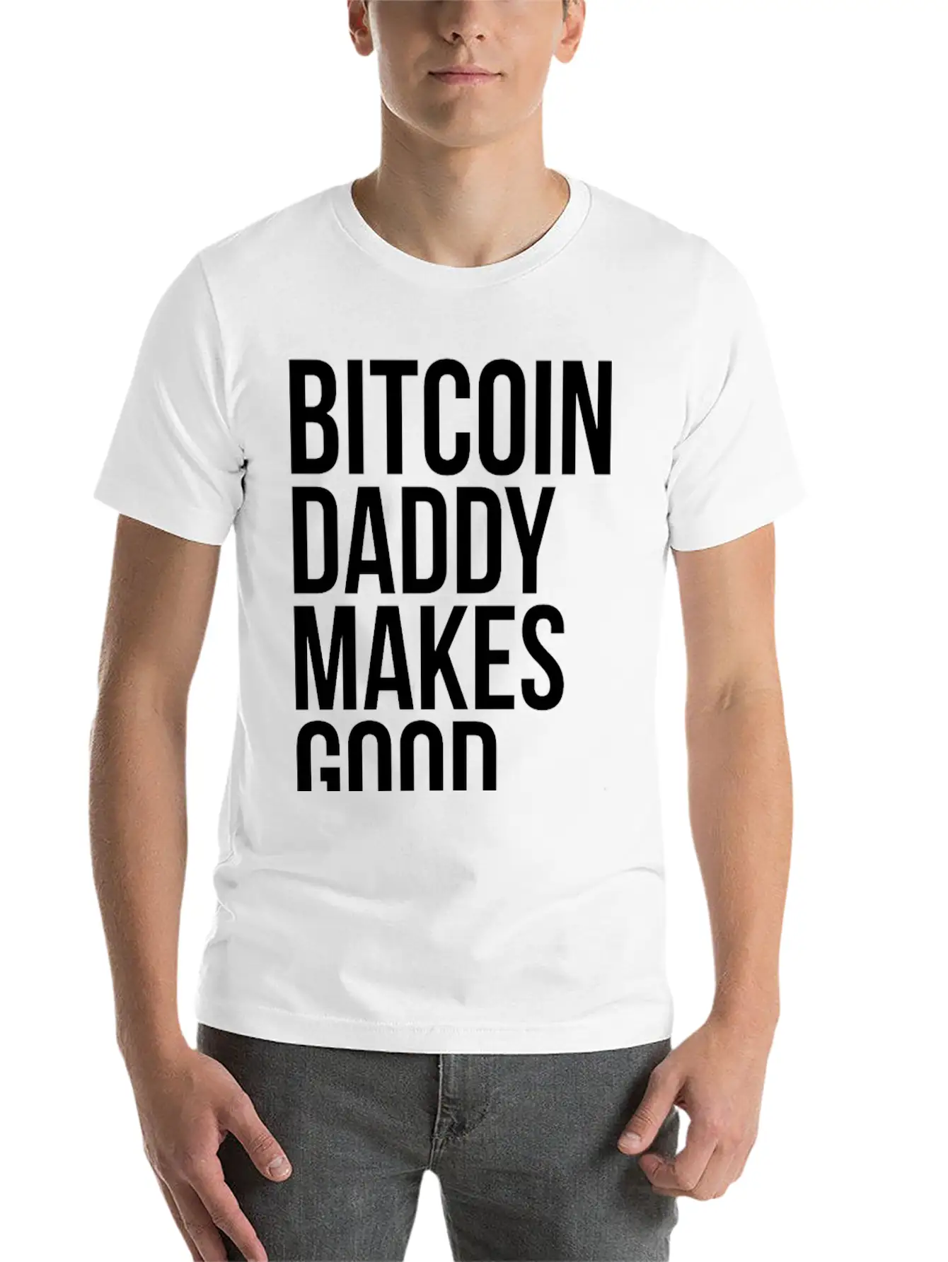Bitcoin Daddy,Crypto Investor,BTC Trader,Money Essential Unisex Summer Tee – Soft Cotton Casual Fit