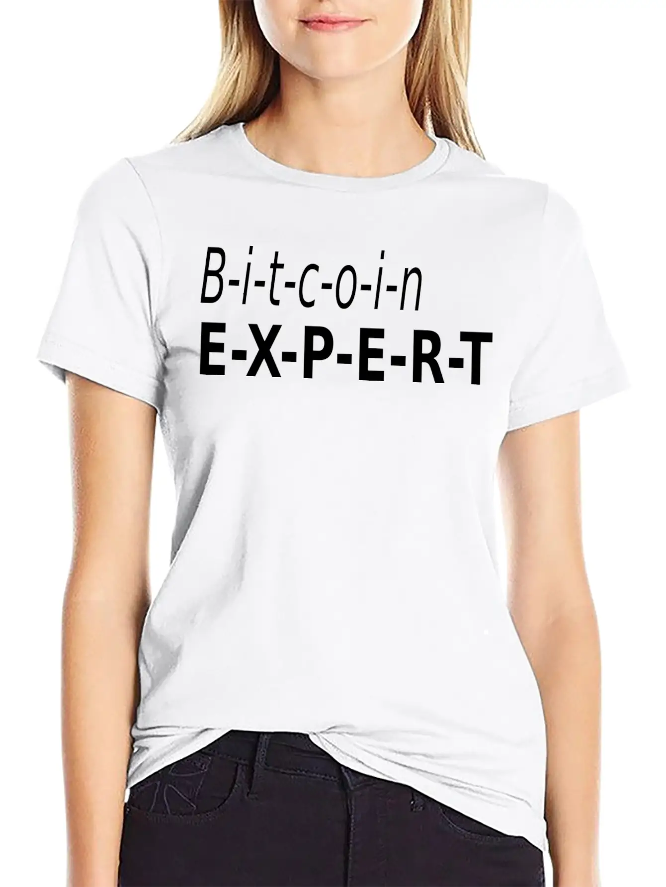 Bitcoin Expert Stylish Everyday T-Shirt – Unisex Basic Cotton Tee