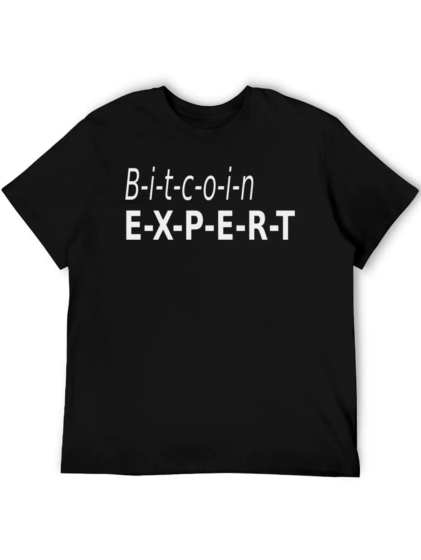Bitcoin Expert Stylish Everyday T-Shirt – Unisex Basic Cotton Tee