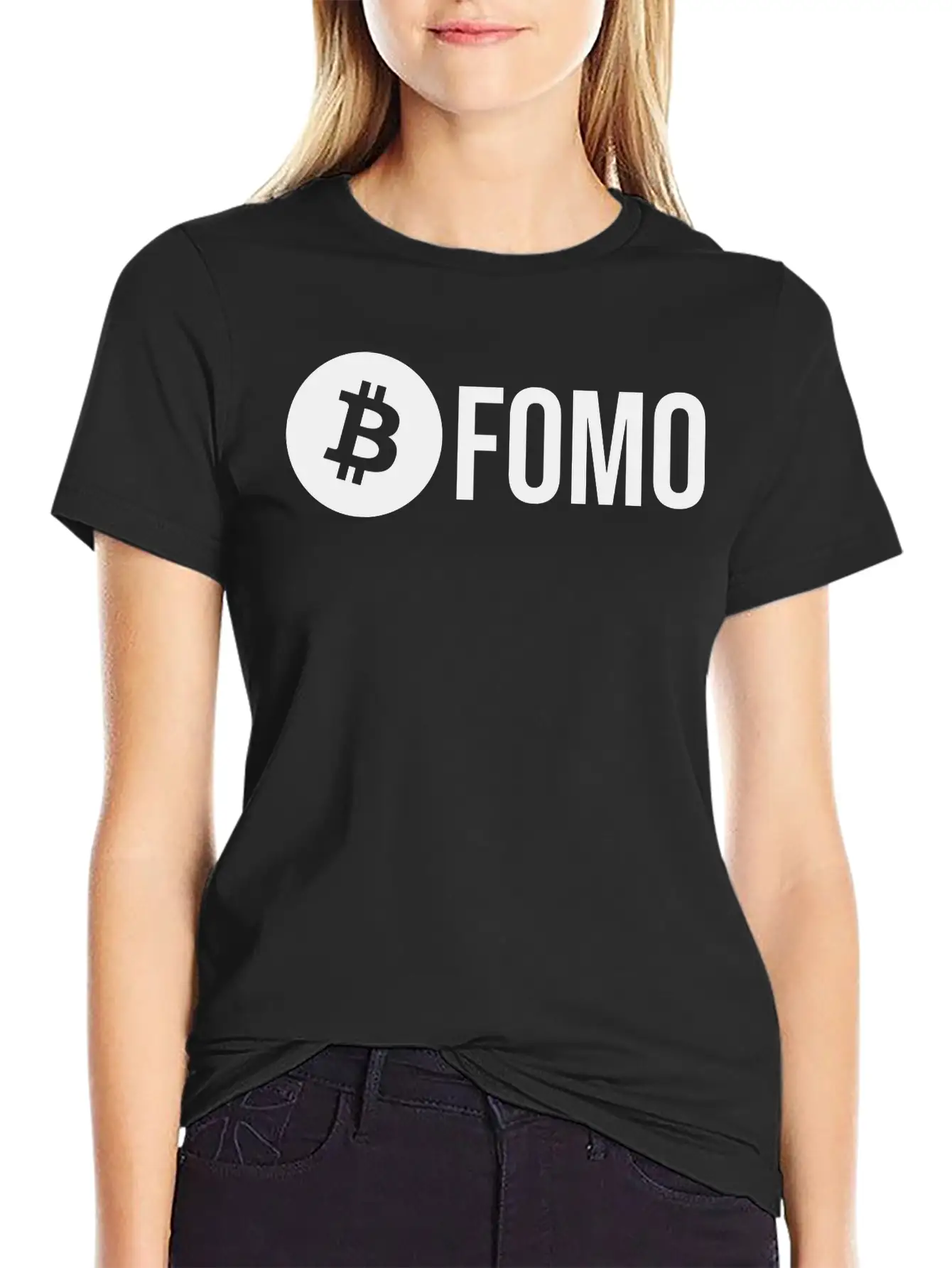 Bitcoin FOMO Unisex Short Sleeve Soft Cotton T-Shirt – Casual Everyday Wear