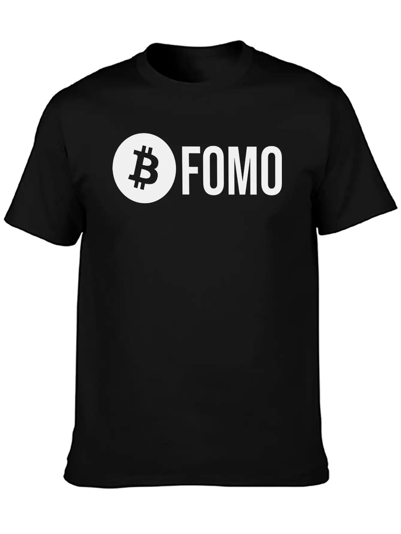 Bitcoin FOMO Unisex Short Sleeve Soft Cotton T-Shirt – Casual Everyday Wear