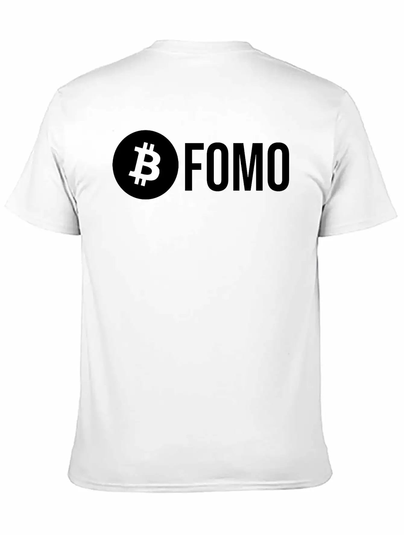 Bitcoin FOMO Unisex Short Sleeve Soft Cotton T-Shirt – Casual Everyday Wear