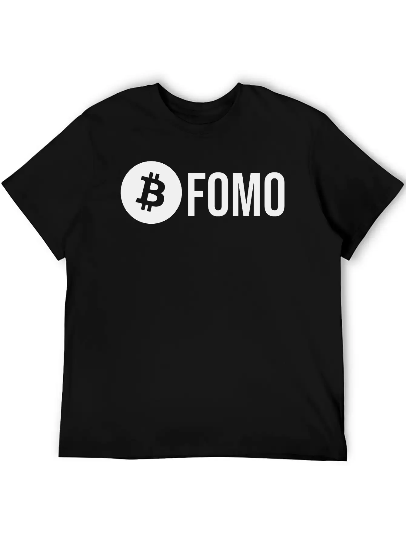 Bitcoin FOMO Unisex Short Sleeve Soft Cotton T-Shirt – Casual Everyday Wear