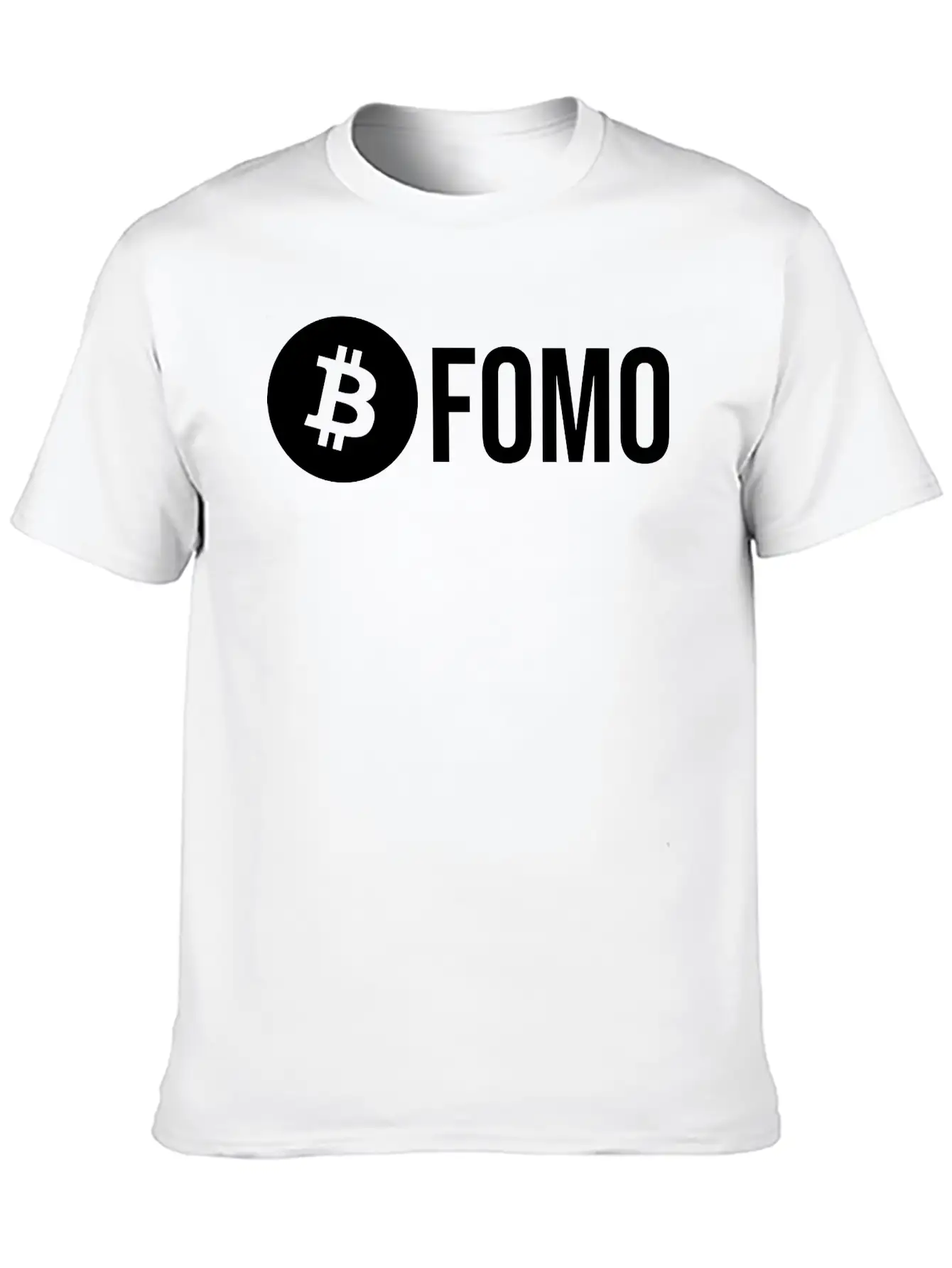 Bitcoin FOMO Unisex Short Sleeve Soft Cotton T-Shirt – Casual Everyday Wear