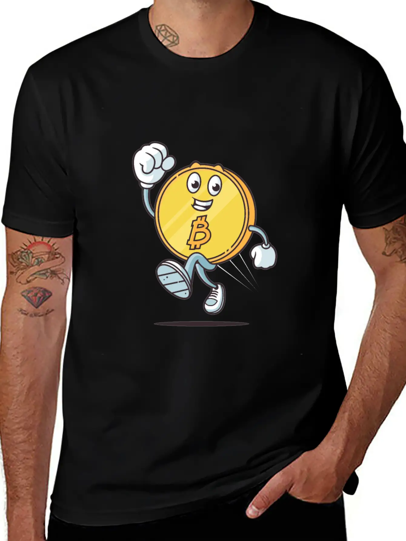 Bitcoin Fun Unisex Short Sleeve Soft Cotton T-Shirt – Casual Everyday Wear