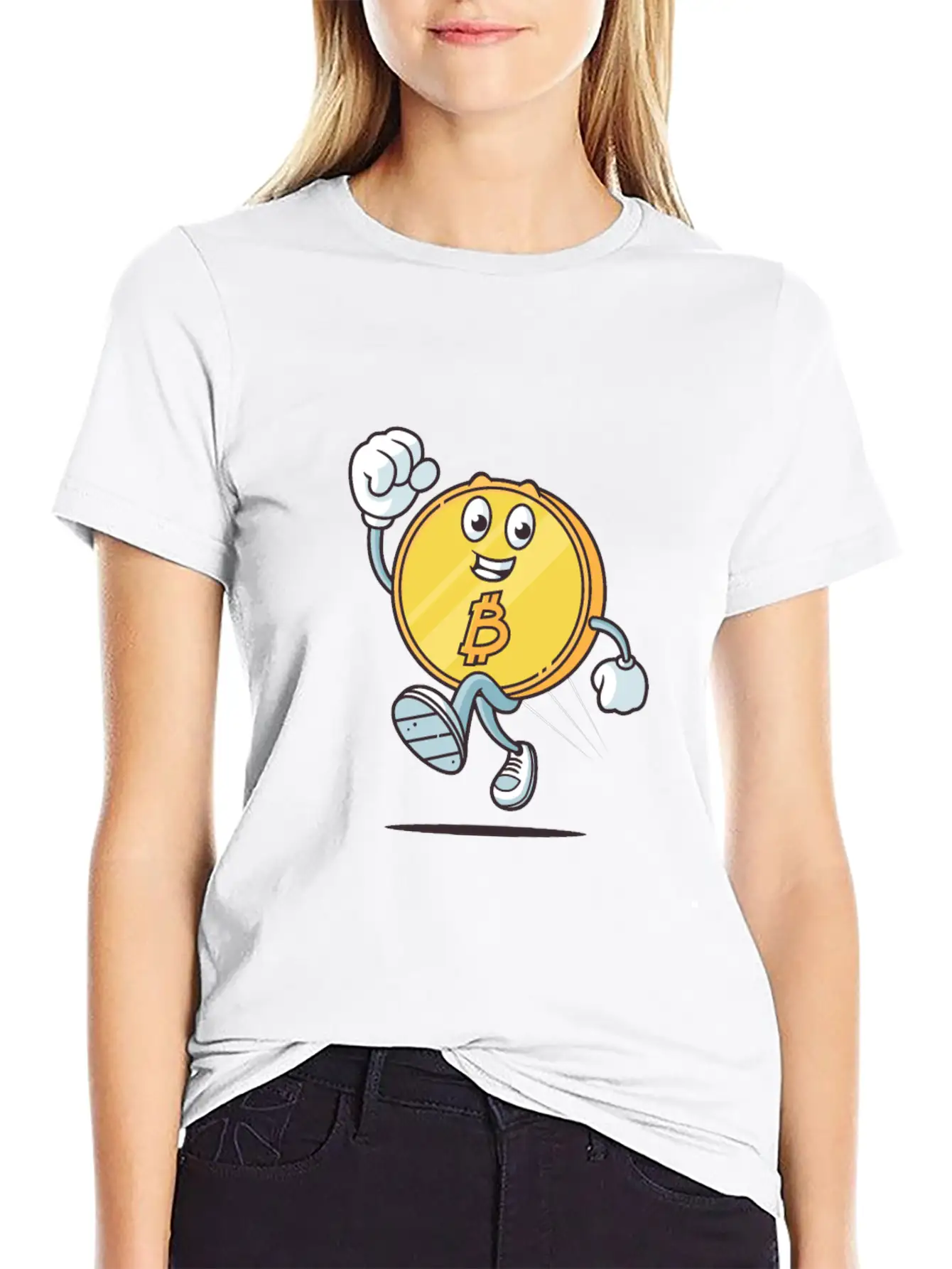 Bitcoin Fun Unisex Short Sleeve Soft Cotton T-Shirt – Casual Everyday Wear