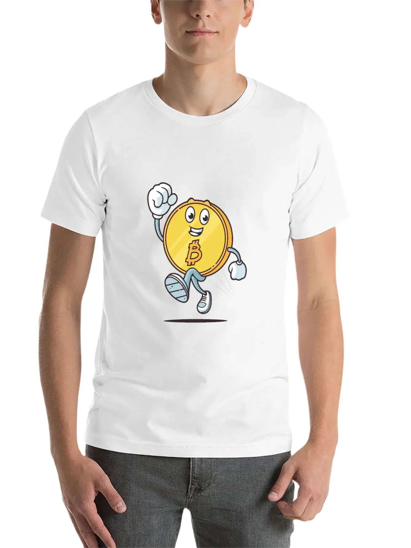 Bitcoin Fun Unisex Short Sleeve Soft Cotton T-Shirt – Casual Everyday Wear