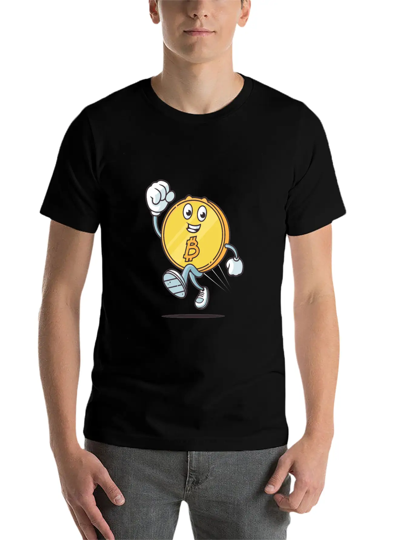 Bitcoin Fun Unisex Short Sleeve Soft Cotton T-Shirt – Casual Everyday Wear