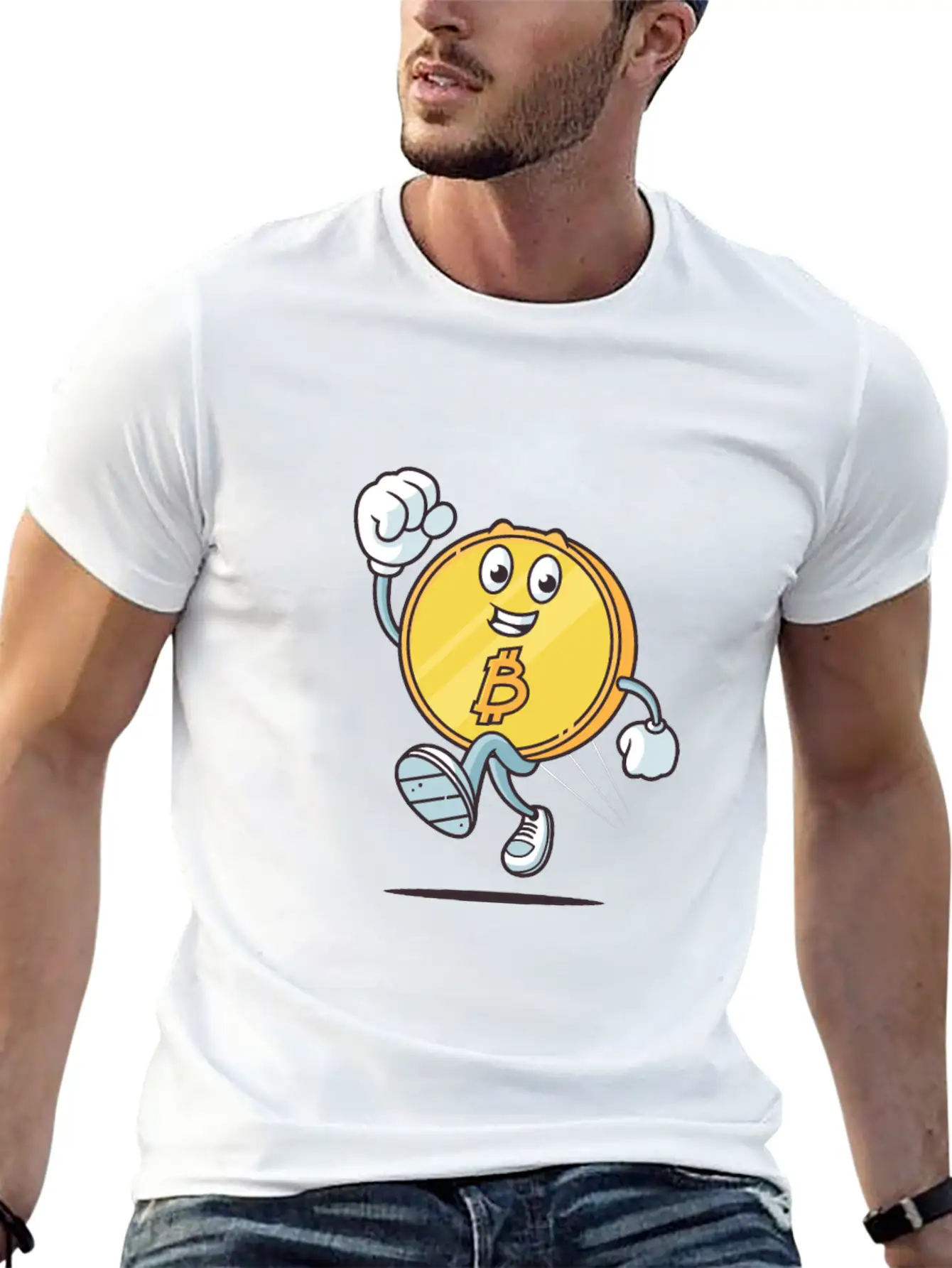 Bitcoin Fun Unisex Short Sleeve Soft Cotton T-Shirt – Casual Everyday Wear