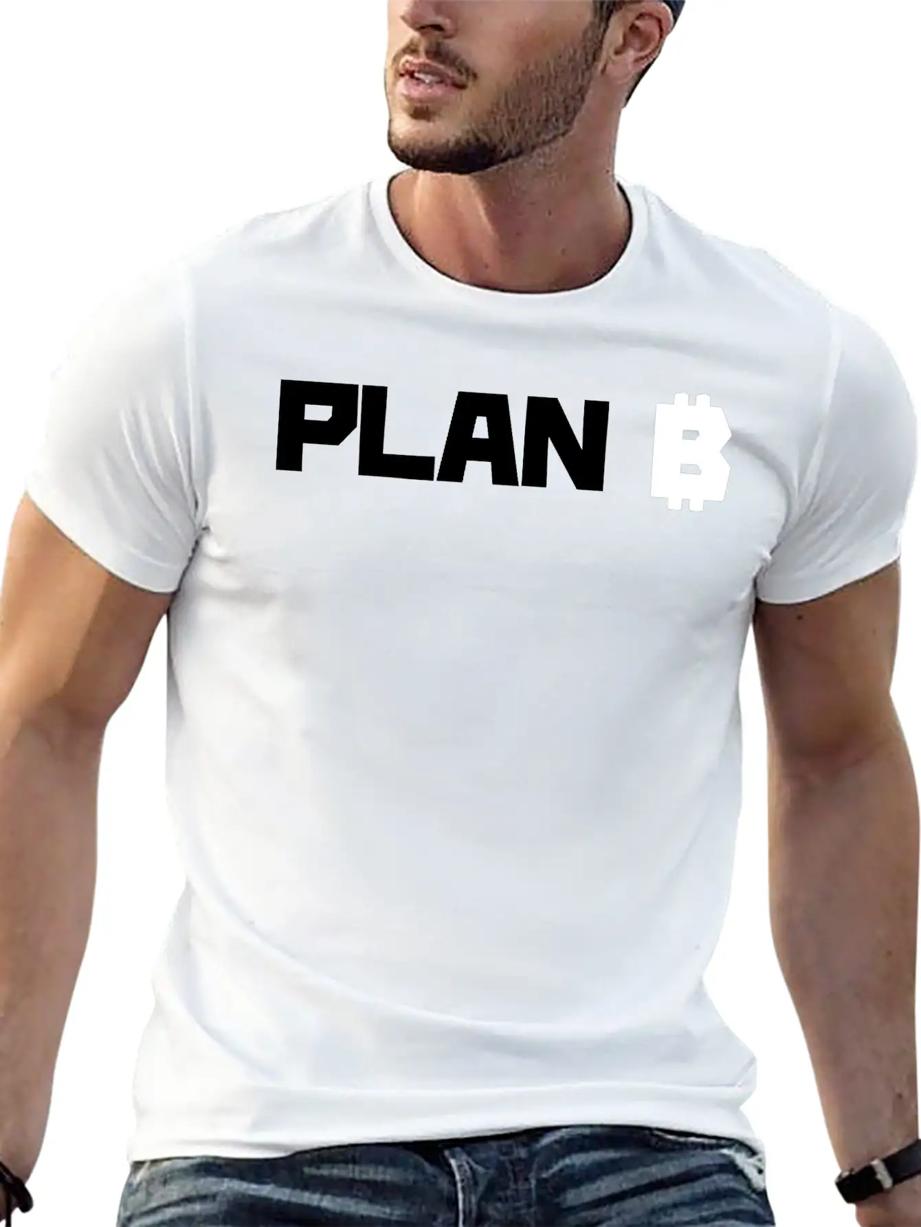 Bitcoin Is Our Plan B BTC Essential Unisex Summer Tee – Soft Cotton Casual Fit