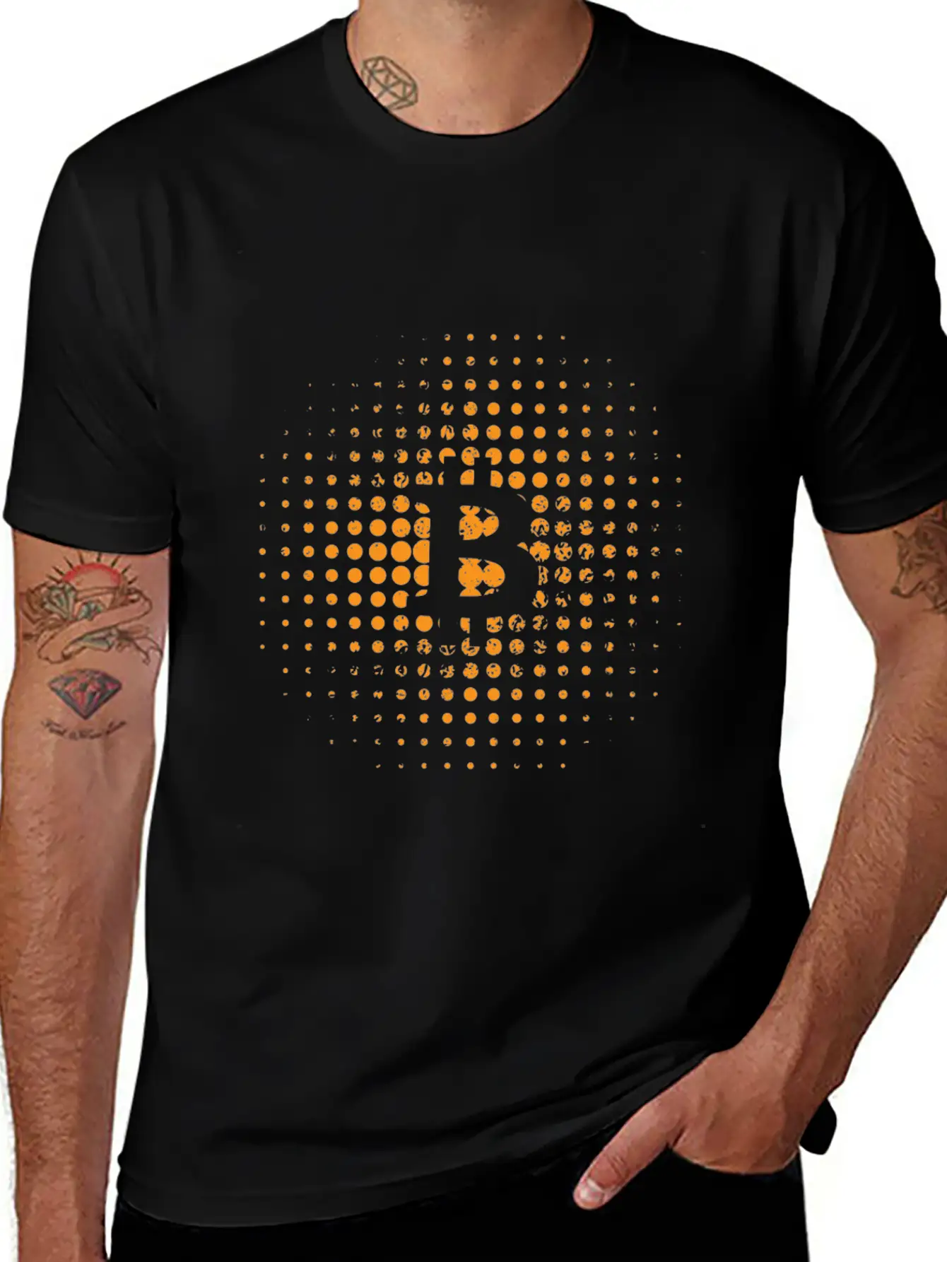Bitcoin Logo Hodl Cryptocurrency BTC Timeless Short Sleeve Tee – Comfy And Minimalist Design