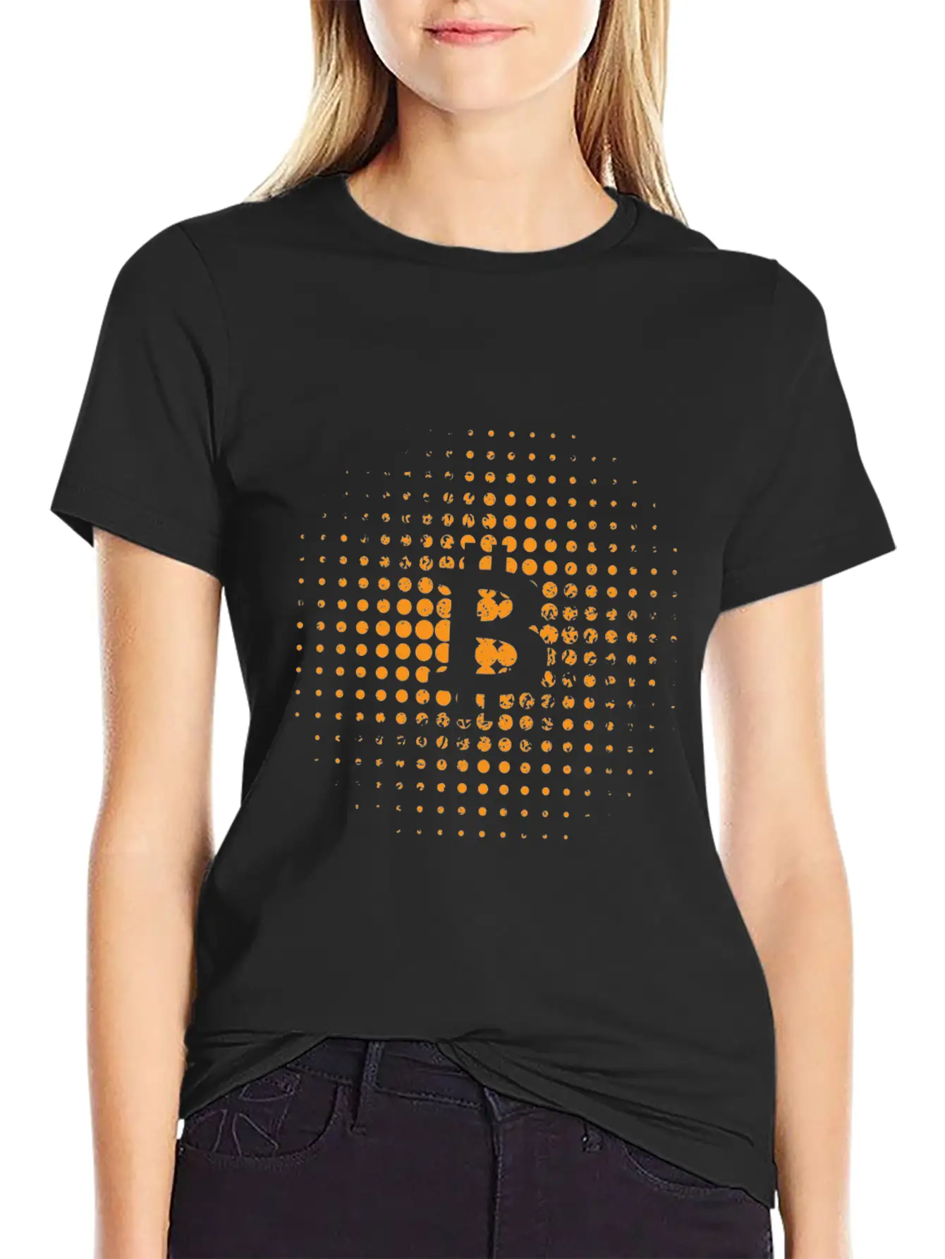 Bitcoin Logo Hodl Cryptocurrency BTC Timeless Short Sleeve Tee – Comfy And Minimalist Design