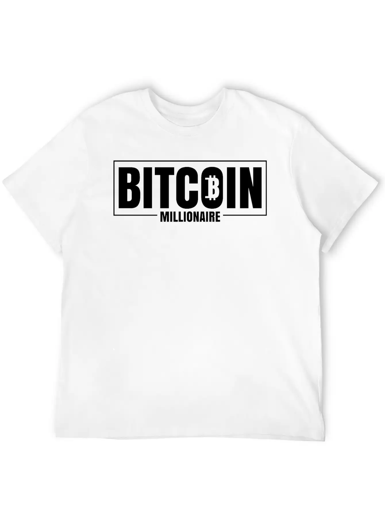 Bitcoin Millionaire Stylish Everyday T-Shirt – Unisex Basic Cotton Tee