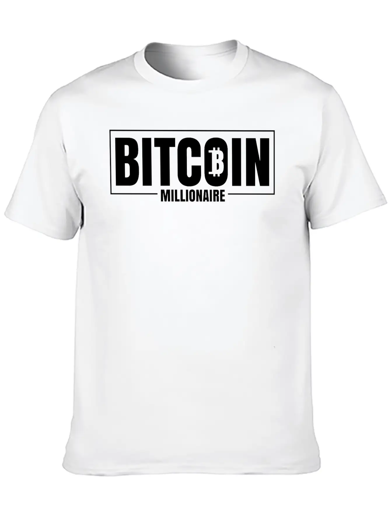Bitcoin Millionaire Stylish Everyday T-Shirt – Unisex Basic Cotton Tee