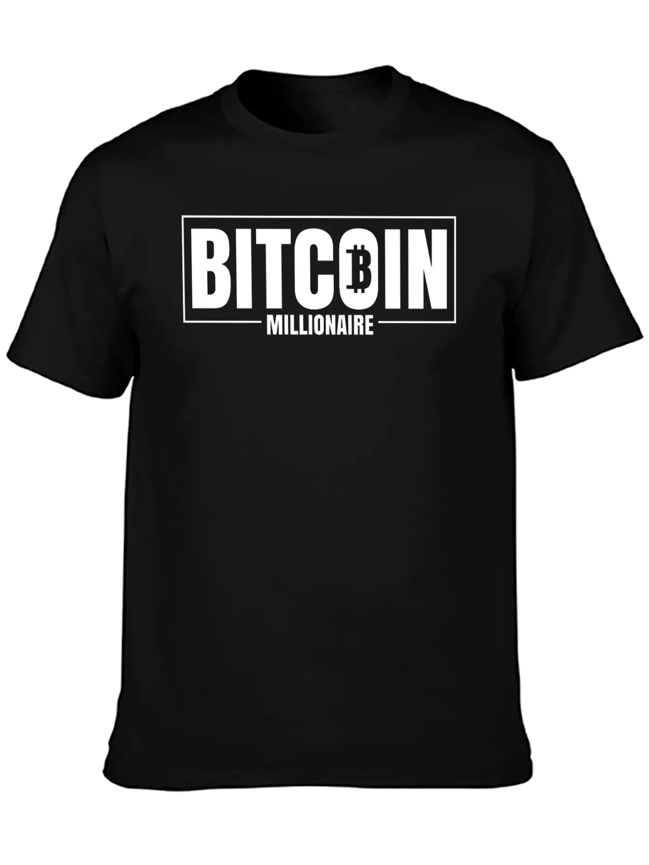 Bitcoin Millionaire Stylish Everyday T-Shirt – Unisex Basic Cotton Tee