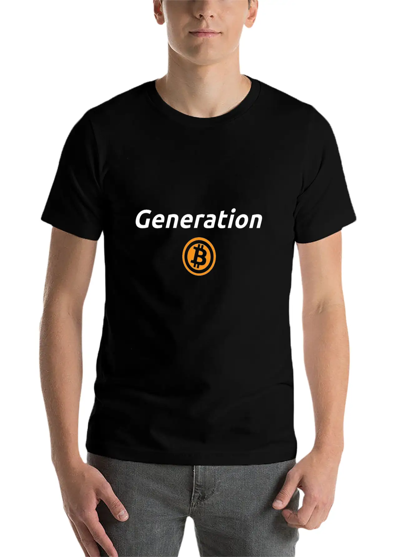 Bitcoin Nerd Generation B Coin Crypto Wallet Essential Unisex Summer Tee – Soft Cotton Casual Fit