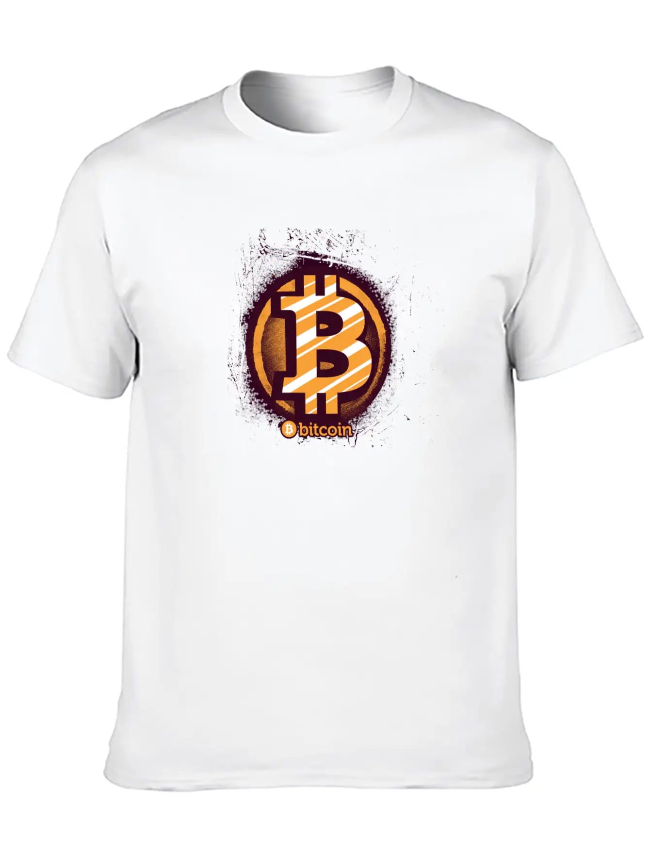 Bitcoin Sign Stylish Everyday T-Shirt – Unisex Basic Cotton Tee